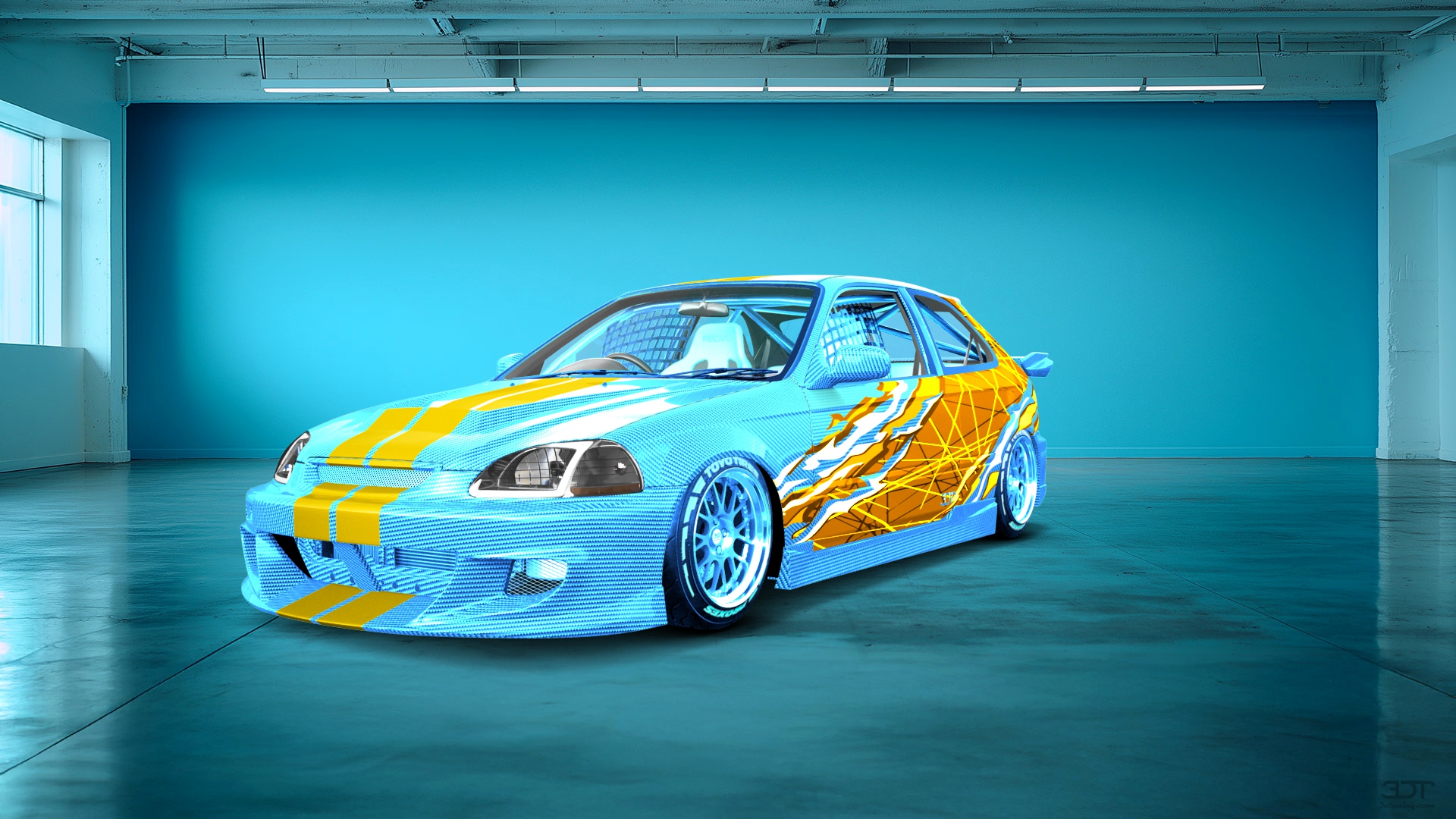 Honda Civic 3 Door Hatchback 1997 tuning