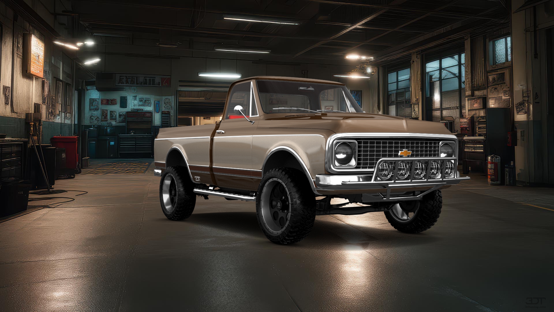 Chevrolet C-10 Cheyenne 2 Door pickup truck 1972 tuning