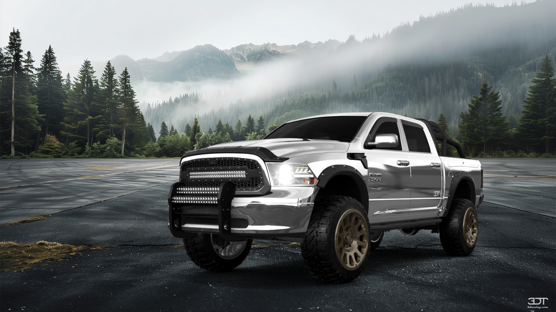 Dodge Ram 1500 5.7' box 4 Door pickup truck 2010 tuning
