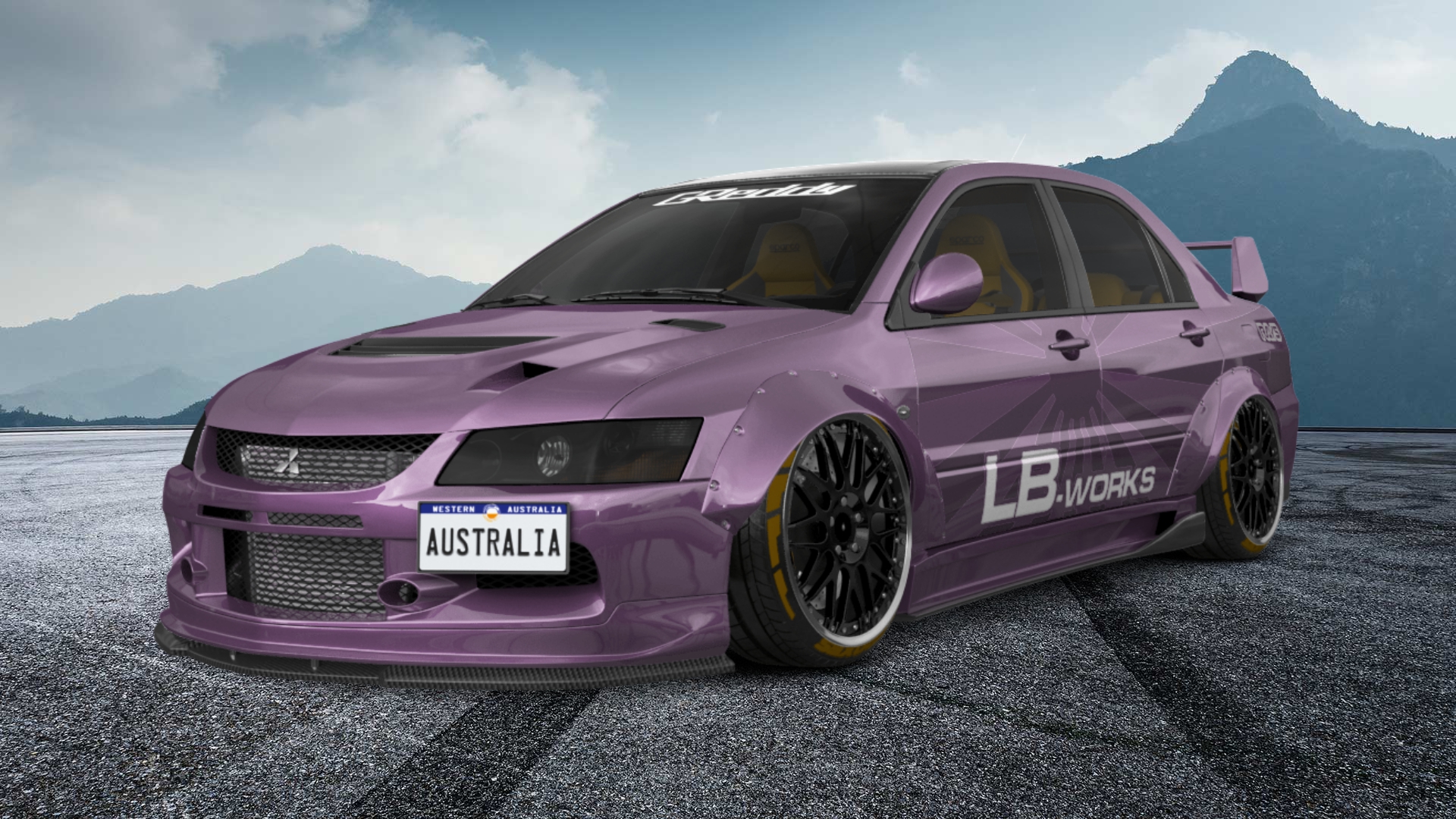 Mitsubishi Lancer Evo IX 4 Door Saloon 2005 tuning