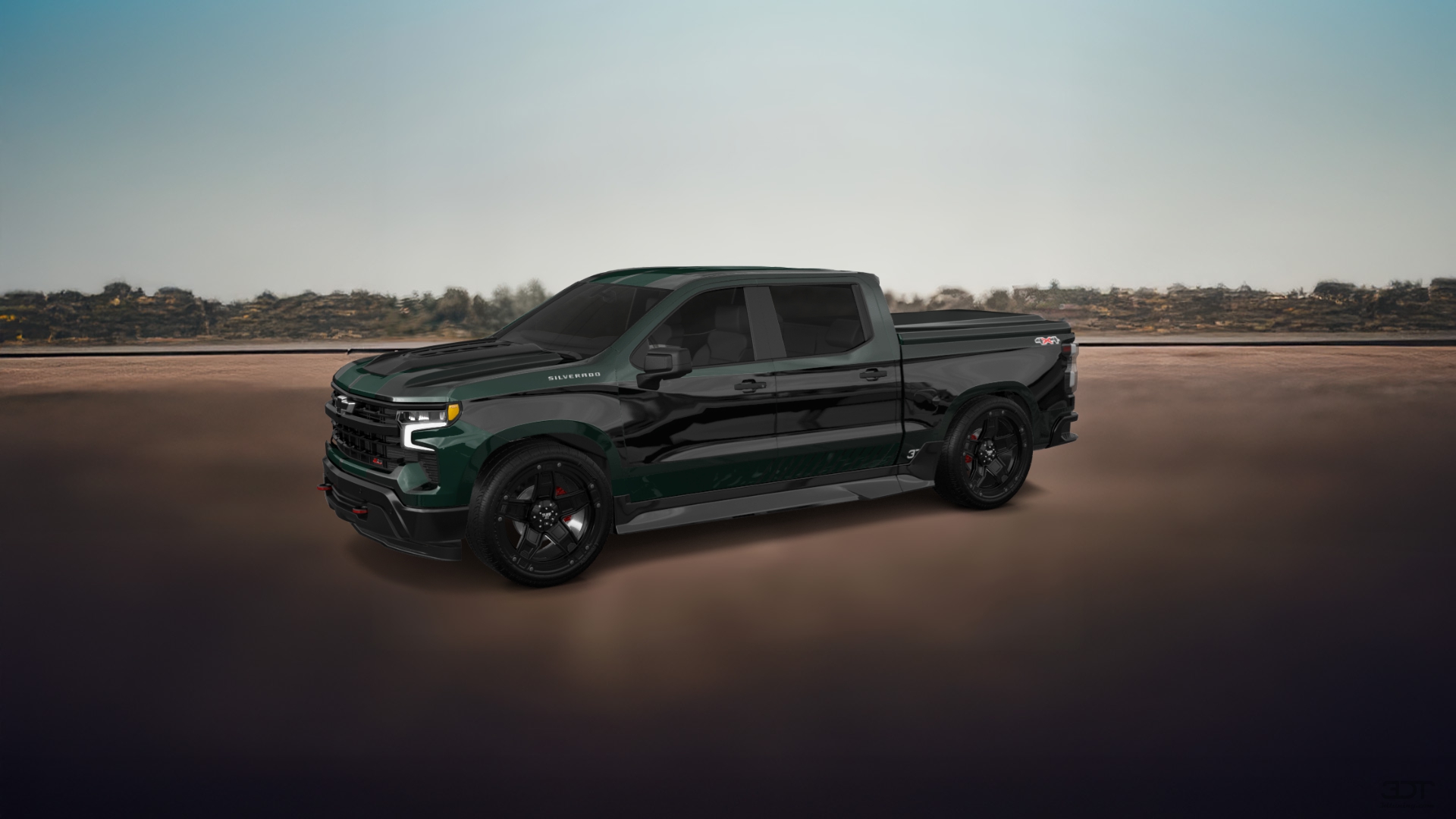 Chevrolet Silverado 1500 Crew Cab 5.8 ft box 4 Door pickup truck 2023 tuning