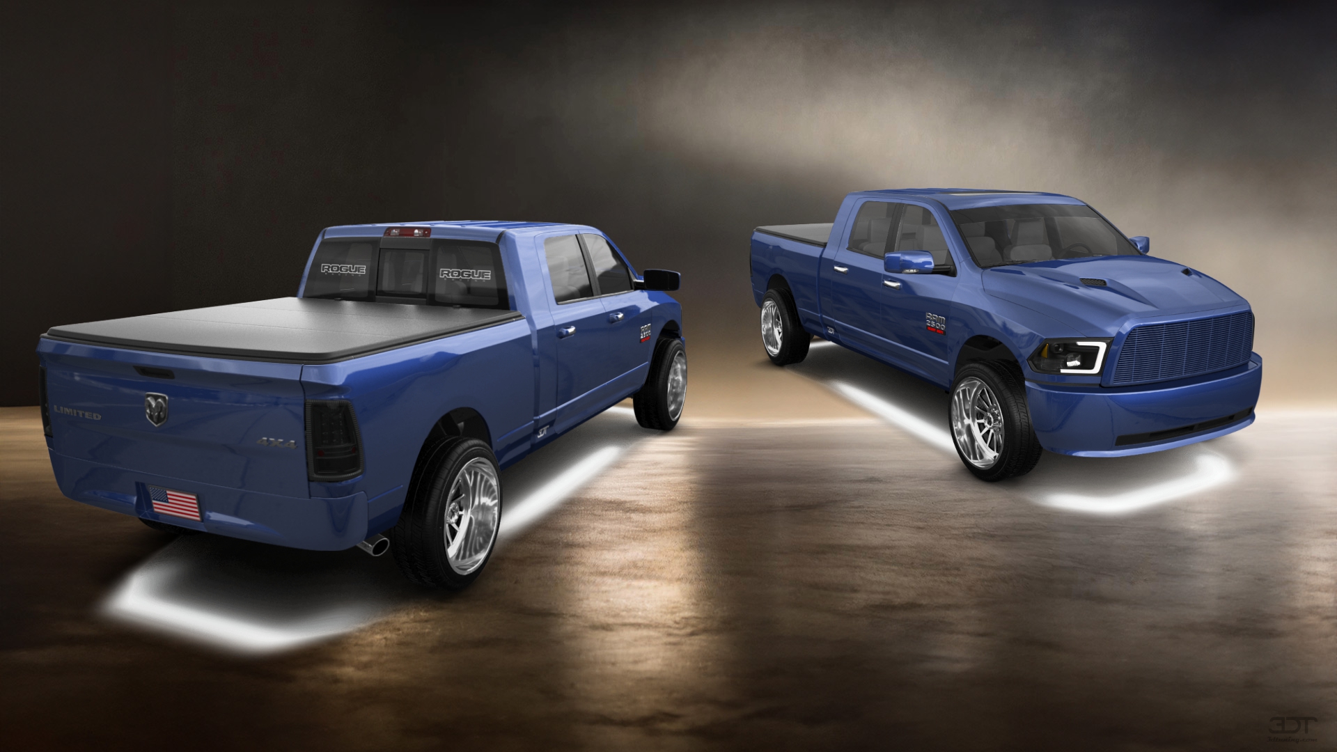 Dodge Ram 2500 Mega Cab 6.4 ft box 4 Door pickup truck 2010 tuning