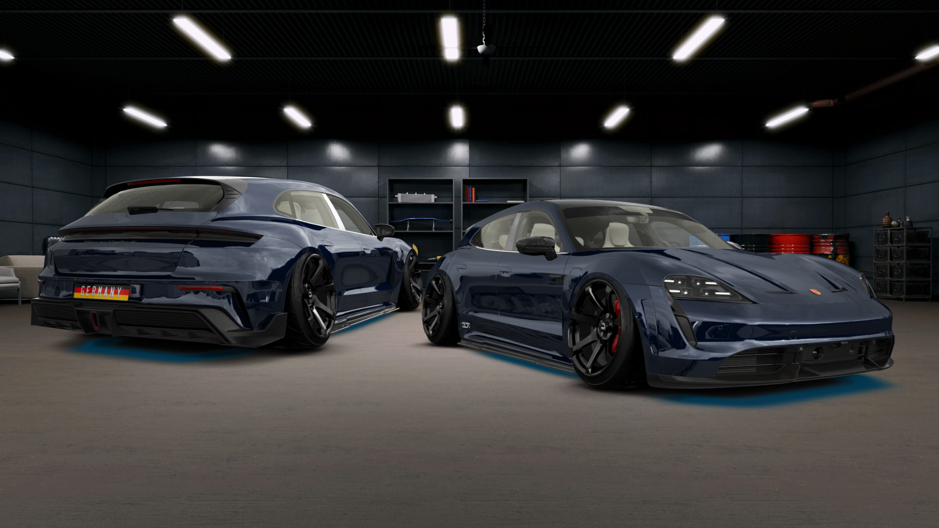 Porsche Taycan Sport Turismo Shooting Brake 2019 tuning