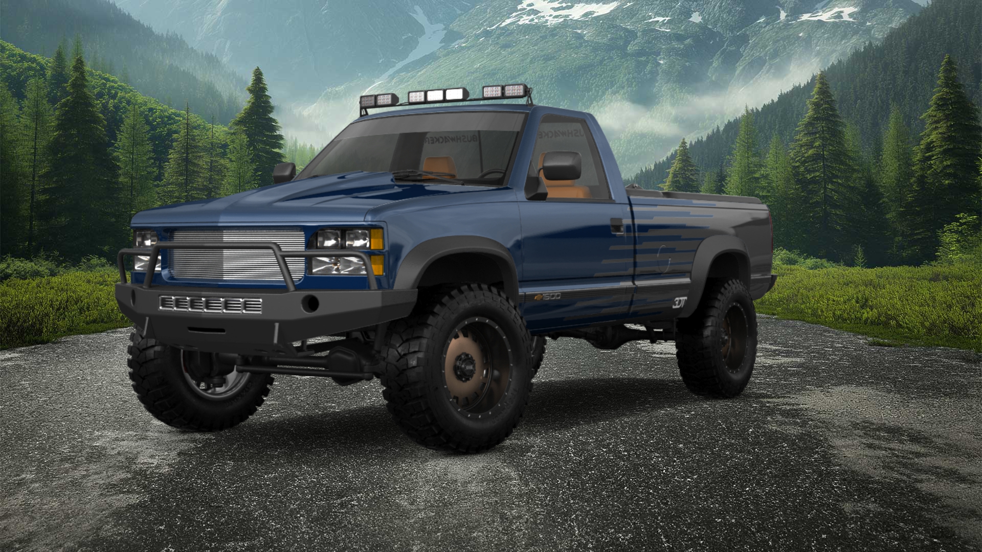 Chevrolet K1500 Regular Cab Fleetside Pickup 1988