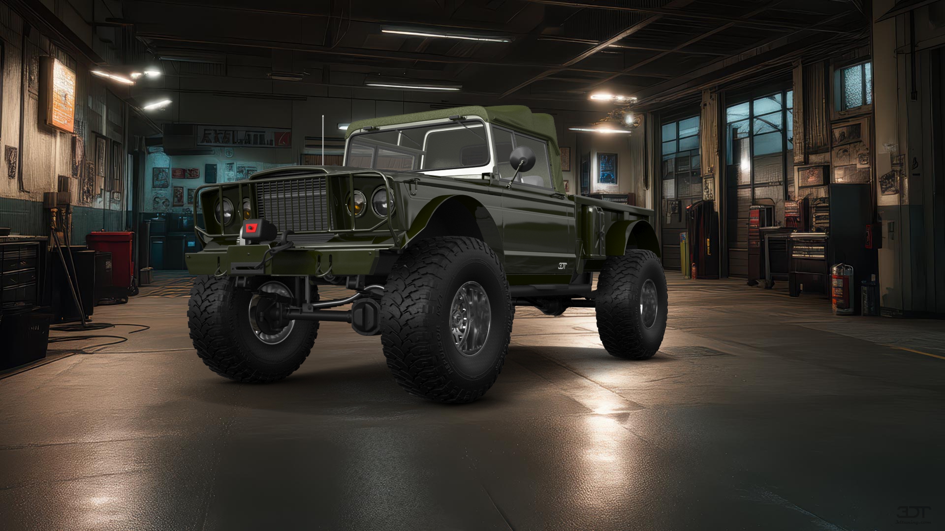 Jeep Kaiser M715 2 Door pickup truck 1968 tuning