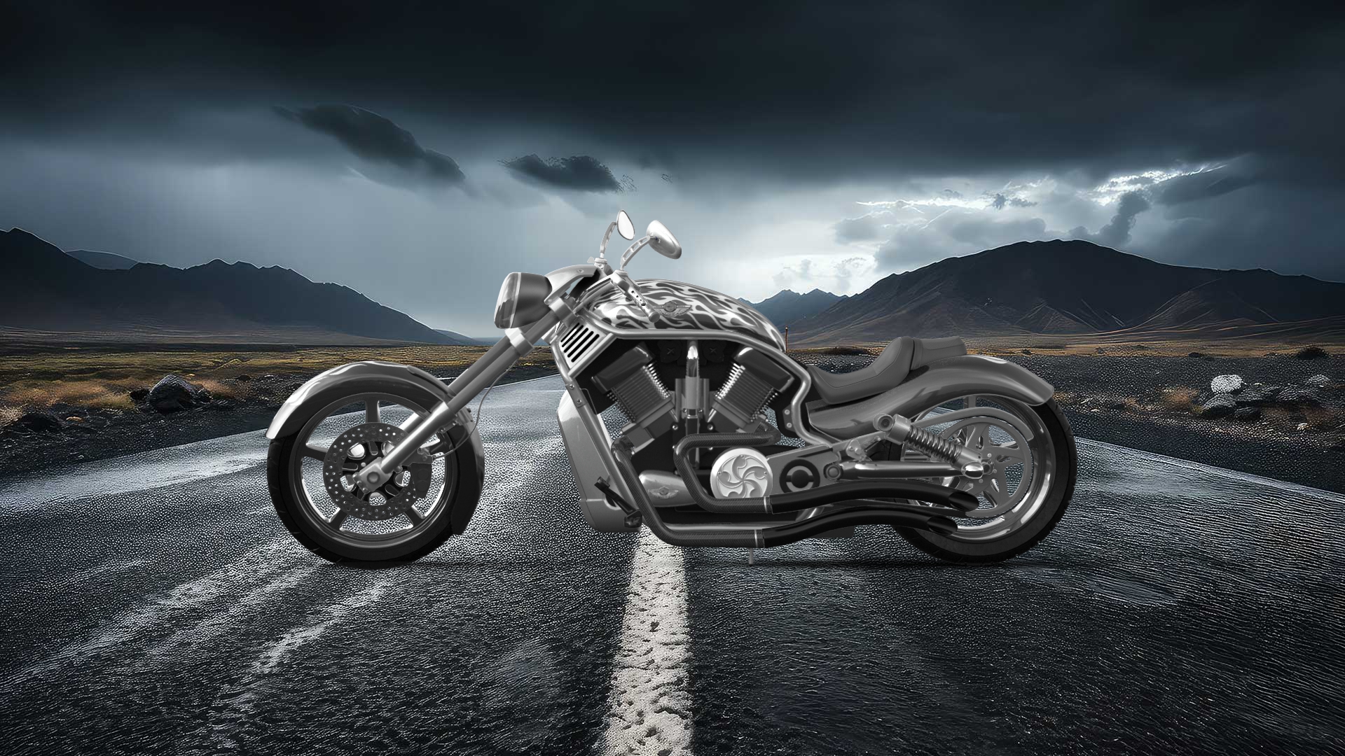 Harley-Davidson Custom Chopper Cruiser 2011