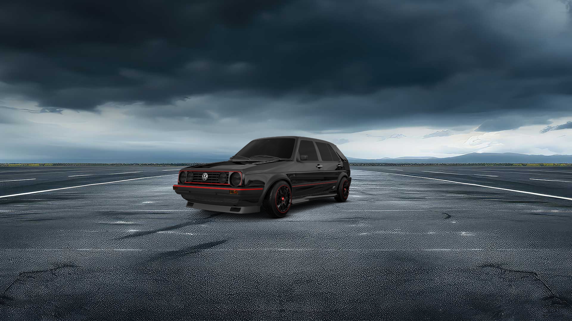 Volkswagen Golf Mk2 5 Door Hatchback 1983 tuning