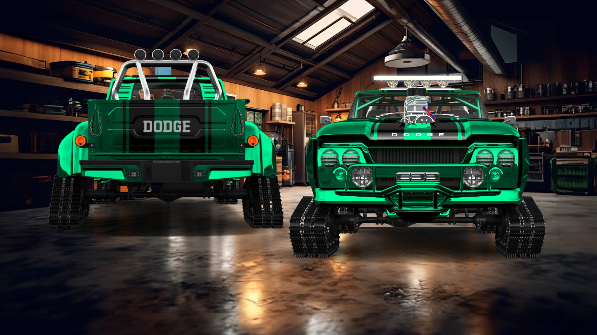 Dodge D-100 Stepside 2 Door pickup truck 1961 tuning