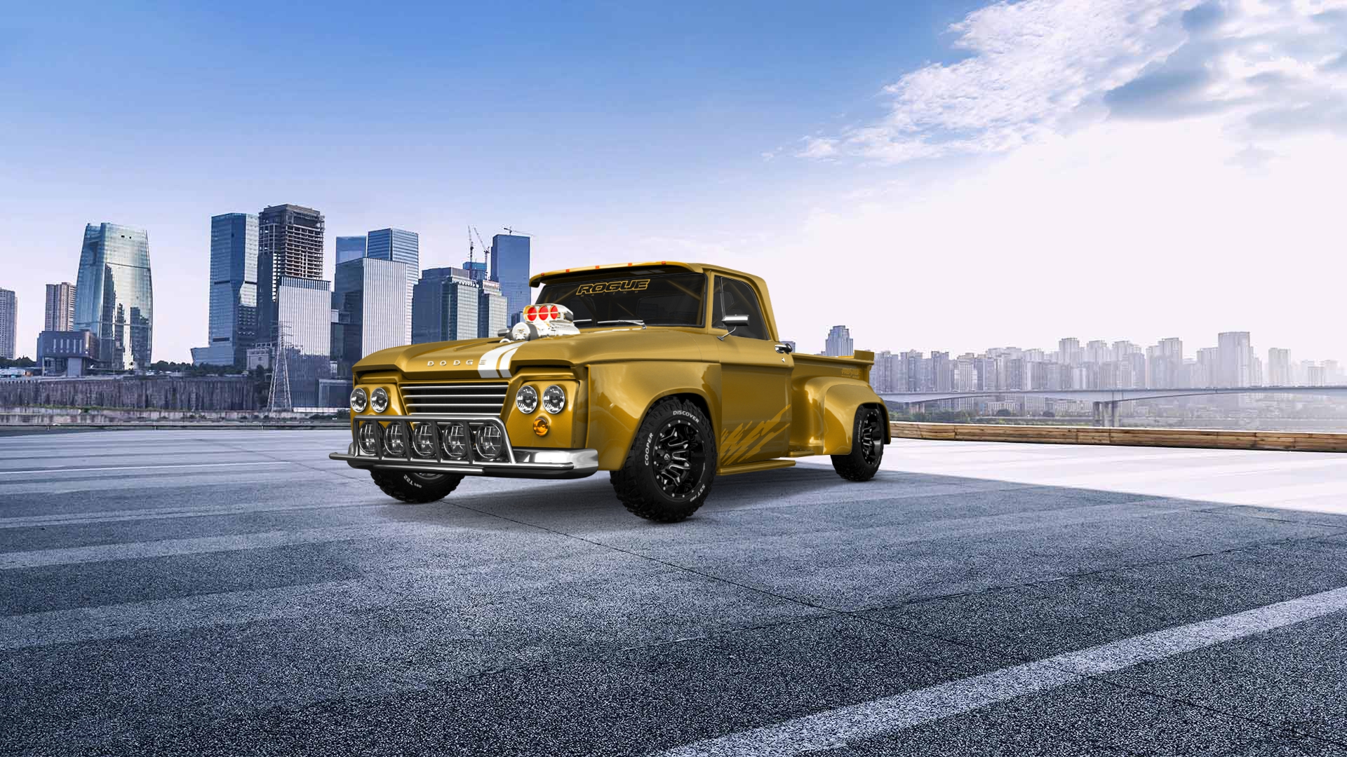 Dodge D-100 Stepside 2 Door pickup truck 1961