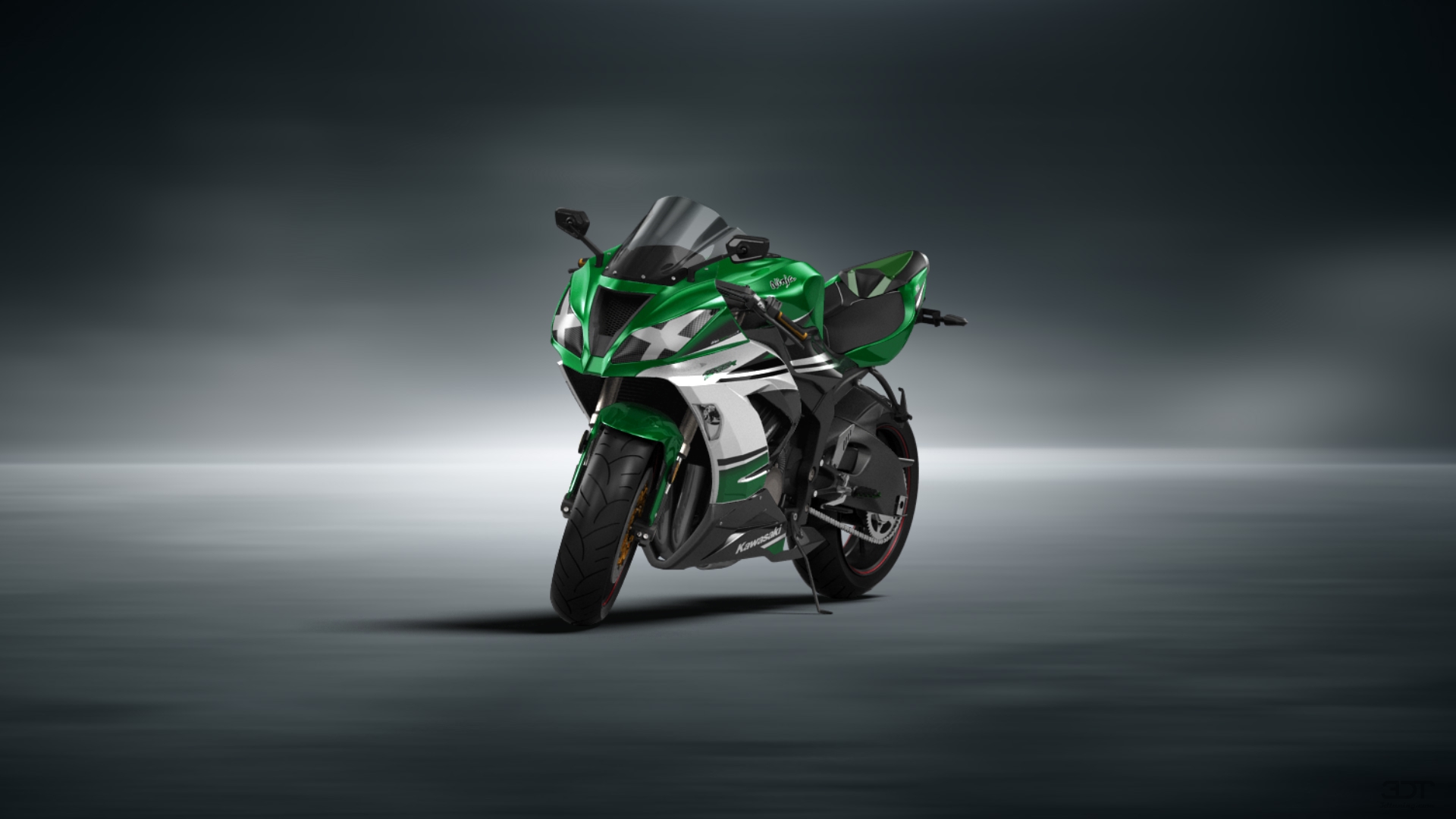 Kawasaki Ninja ZX 6R Sport Bike 2015 Изображения
