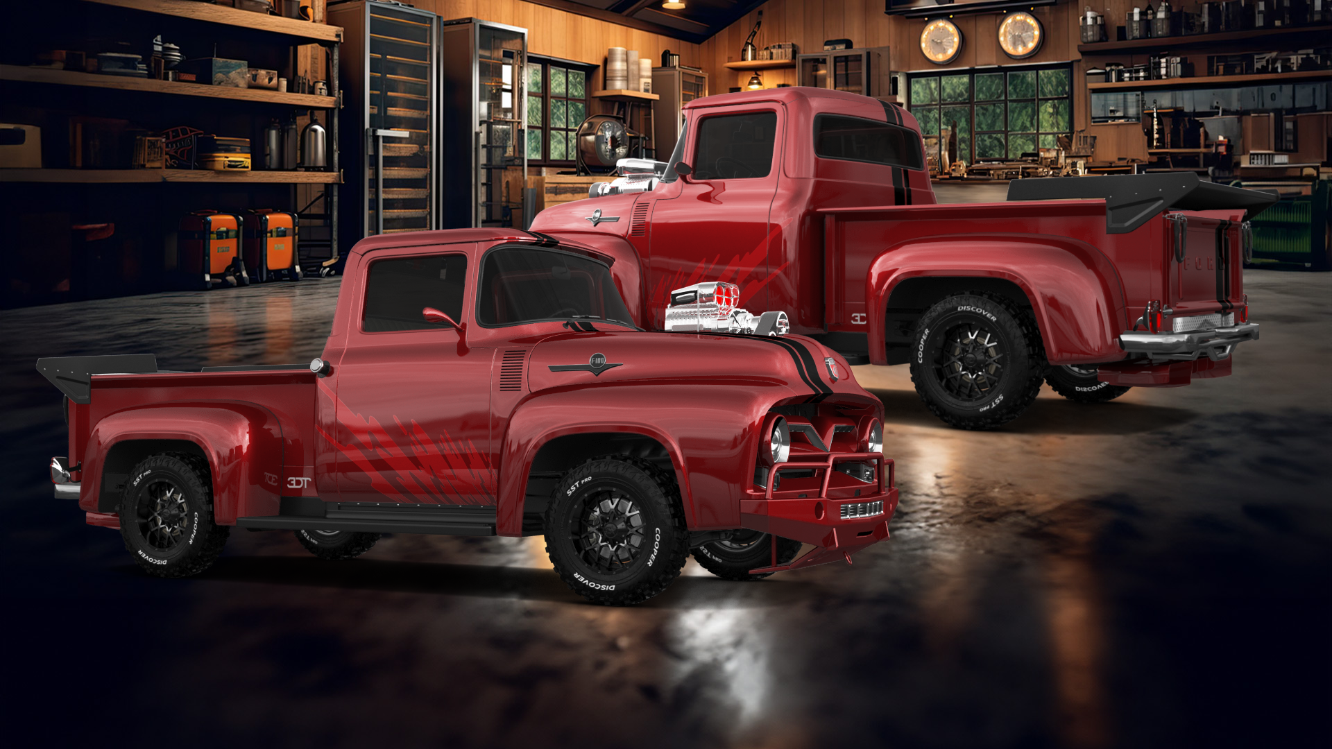 Ford F-100 2 Door truck 1956