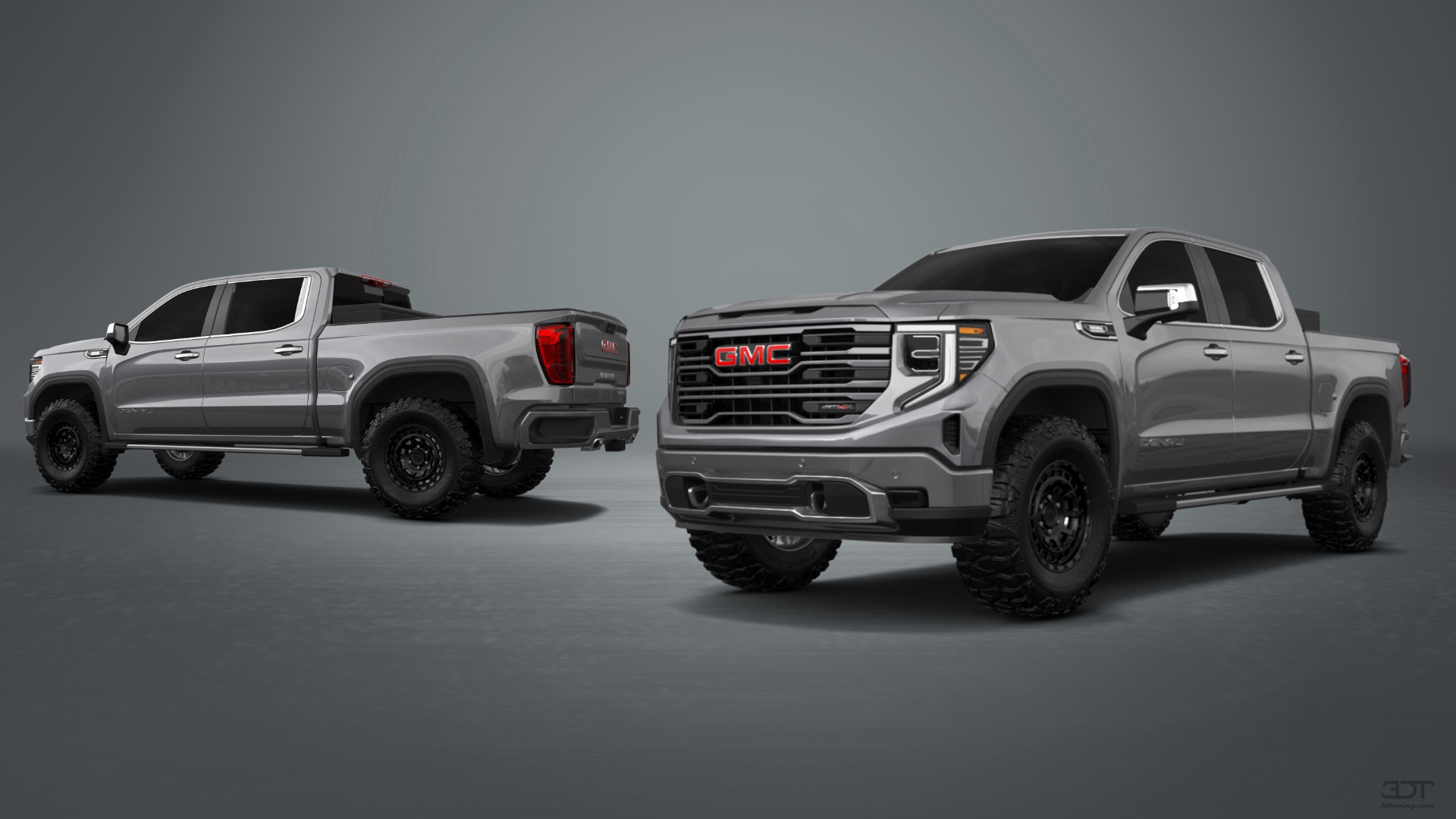 GMC Sierra 1500 Crew Cab 5.8 ft box 4 Door pickup truck 2023 tuning