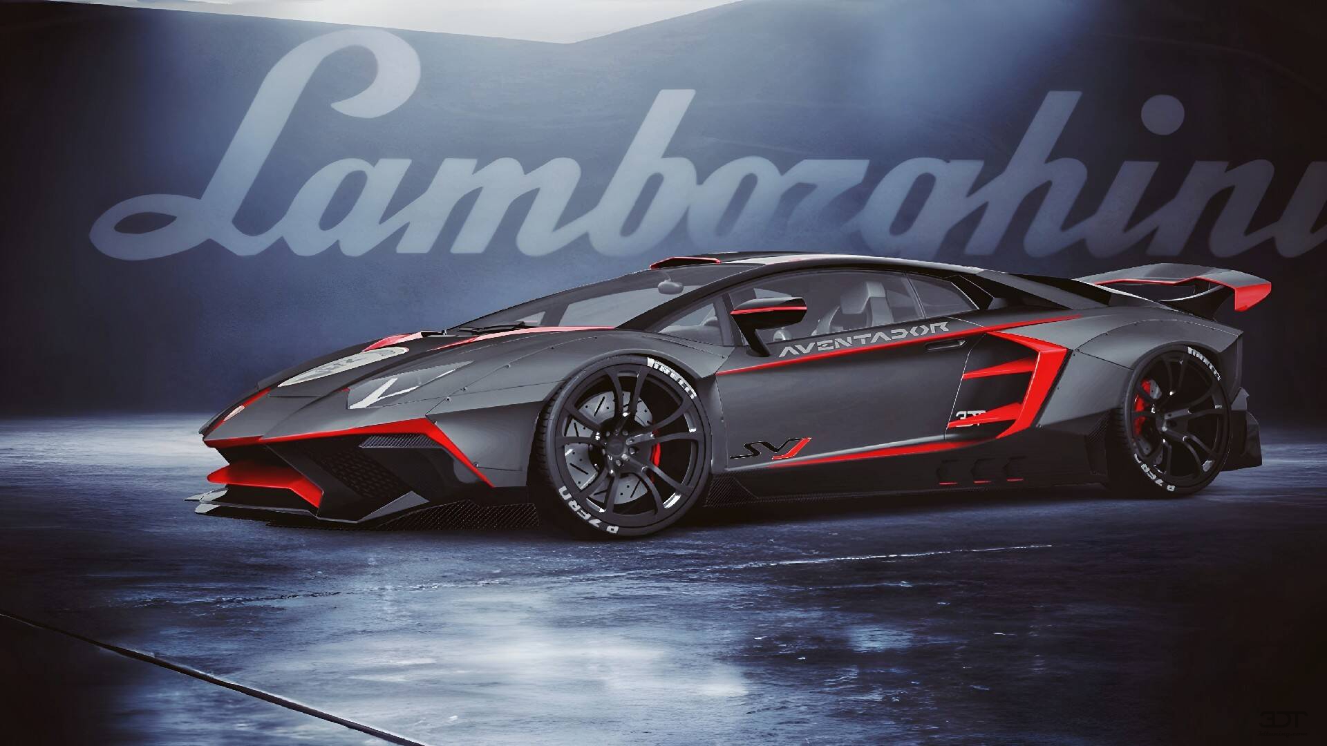 Lamborghini Aventador 2 Door Coupe 2012 tuning