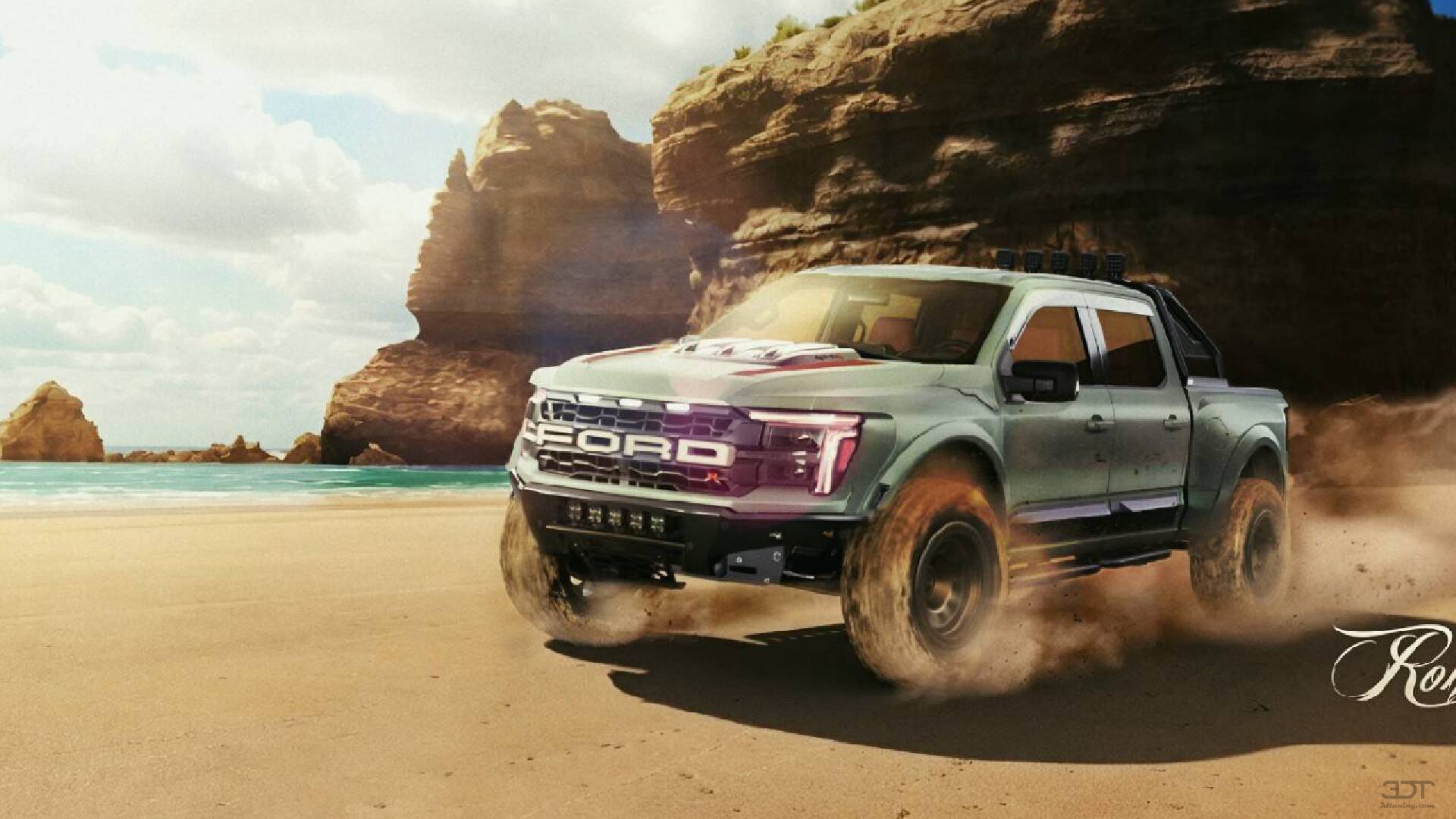 Ford F-150 Raptor 4 Door pickup truck 2024 tuning