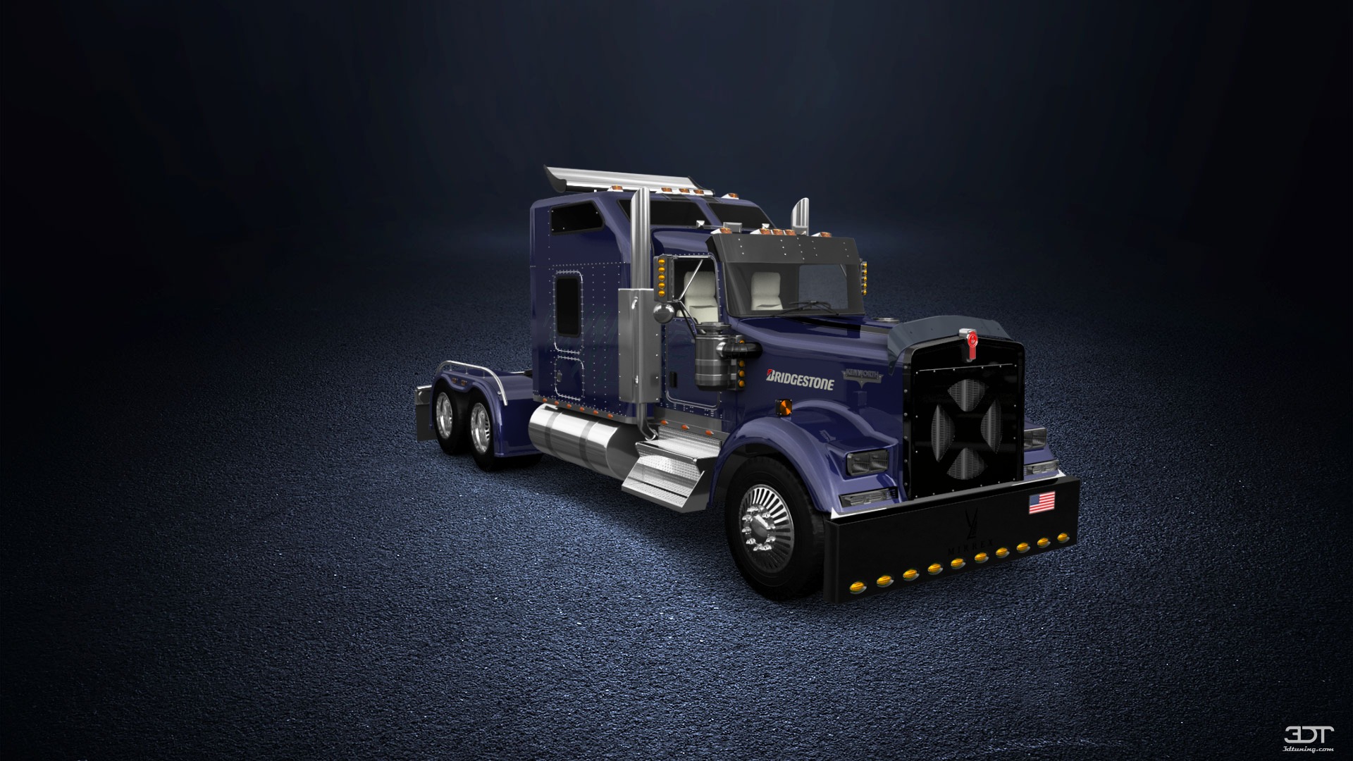 Kenworth W900 Sleeper Cab Truck 2015 tuning