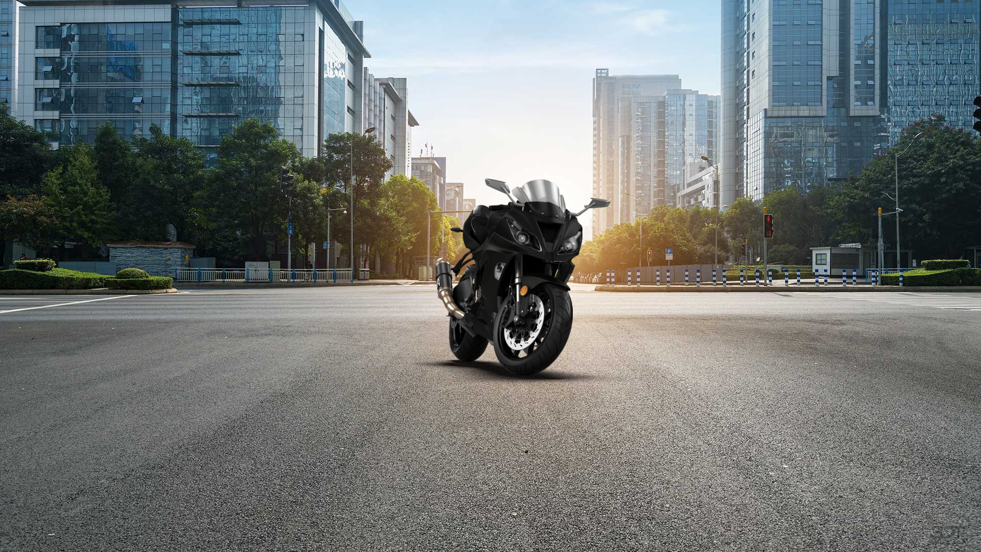 Kawasaki Ninja ZX 6R Sport Bike 2015 tuning