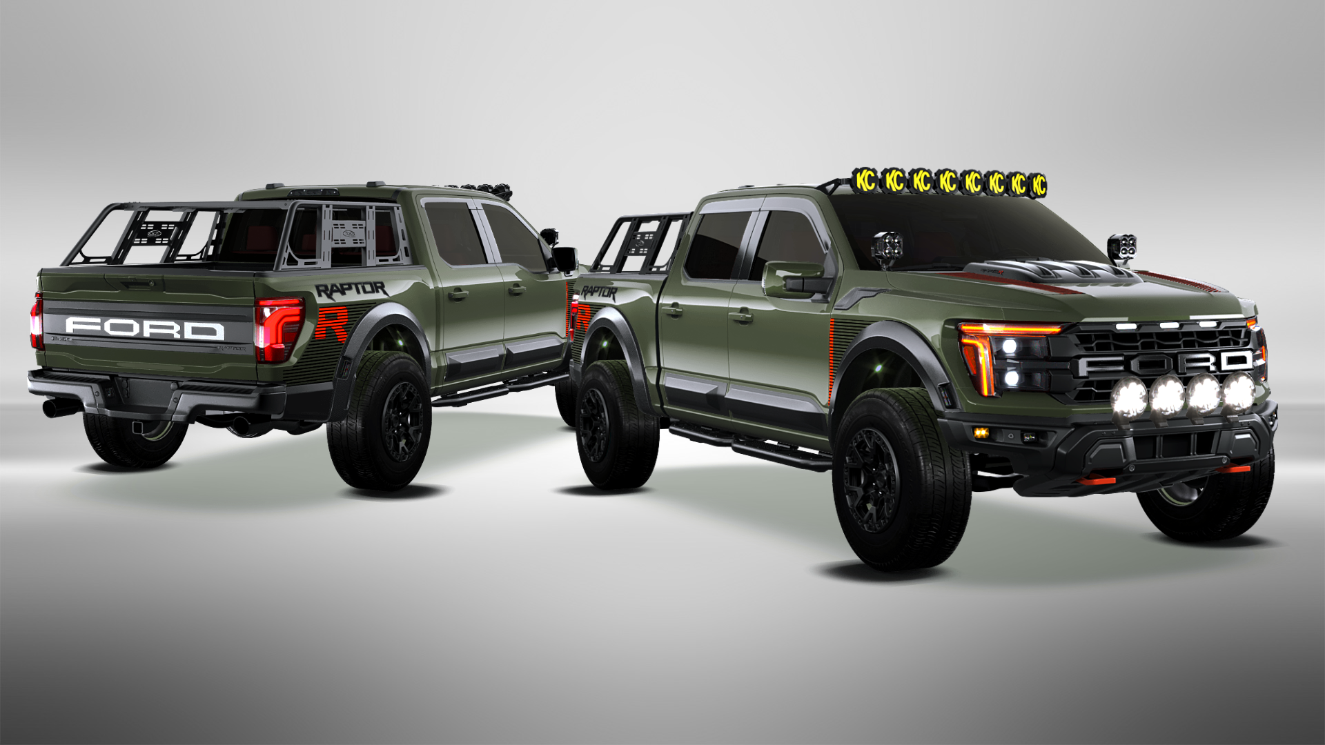 Ford F-150 Raptor 4 Door pickup truck 2024 tuning