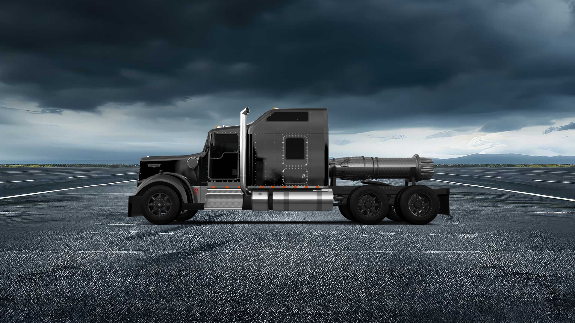 Kenworth W900 Sleeper Cab Truck 2015