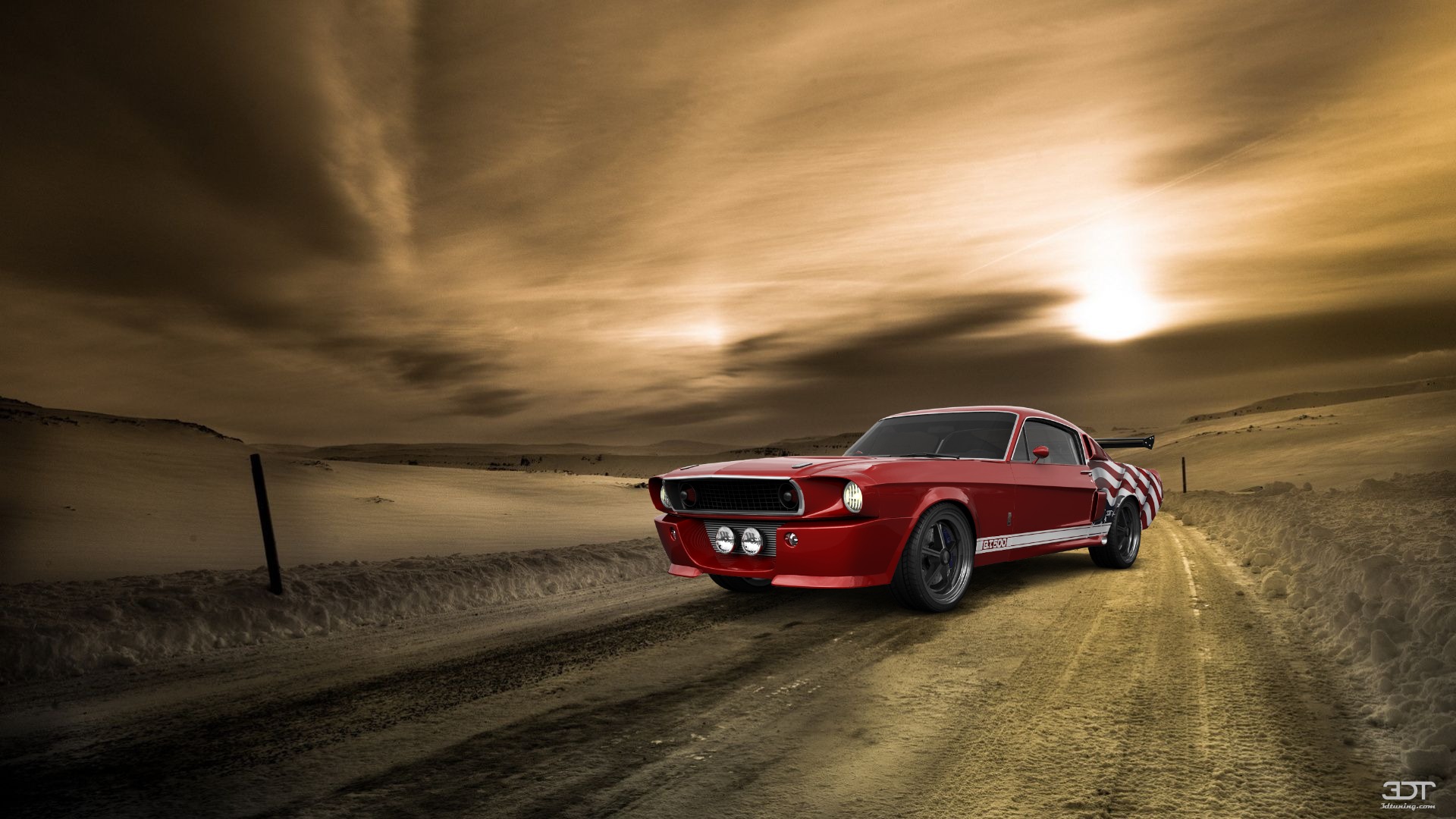 Mustang GT500 2 Door Coupe 1968 tuning