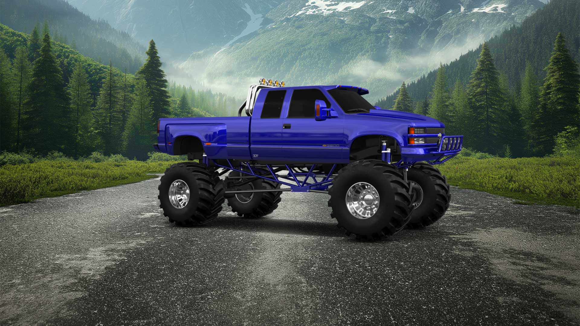 Chevrolet K3500 Extended Cab Pickup Truck 1988