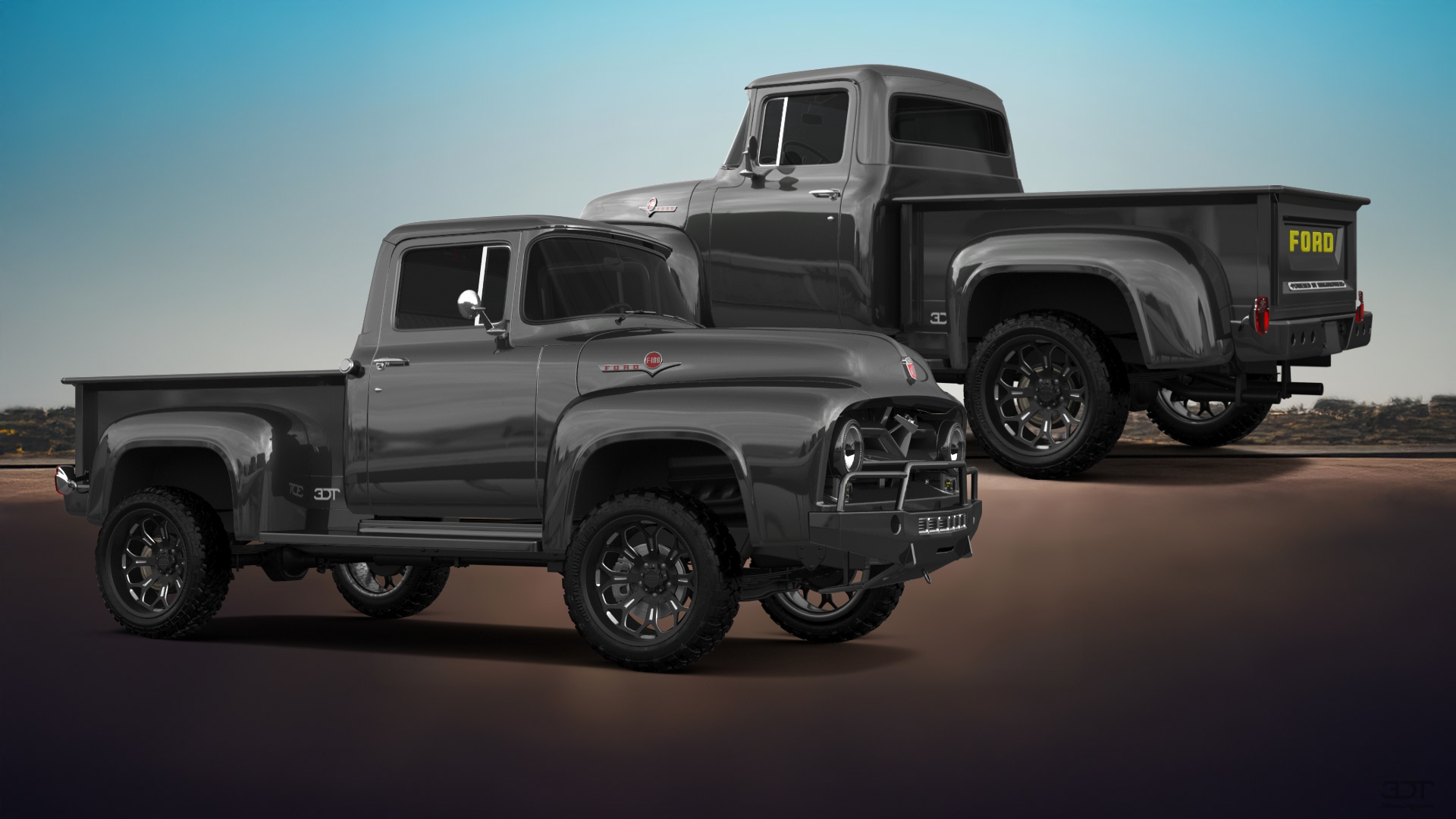 Ford F-100 2 Door truck 1956