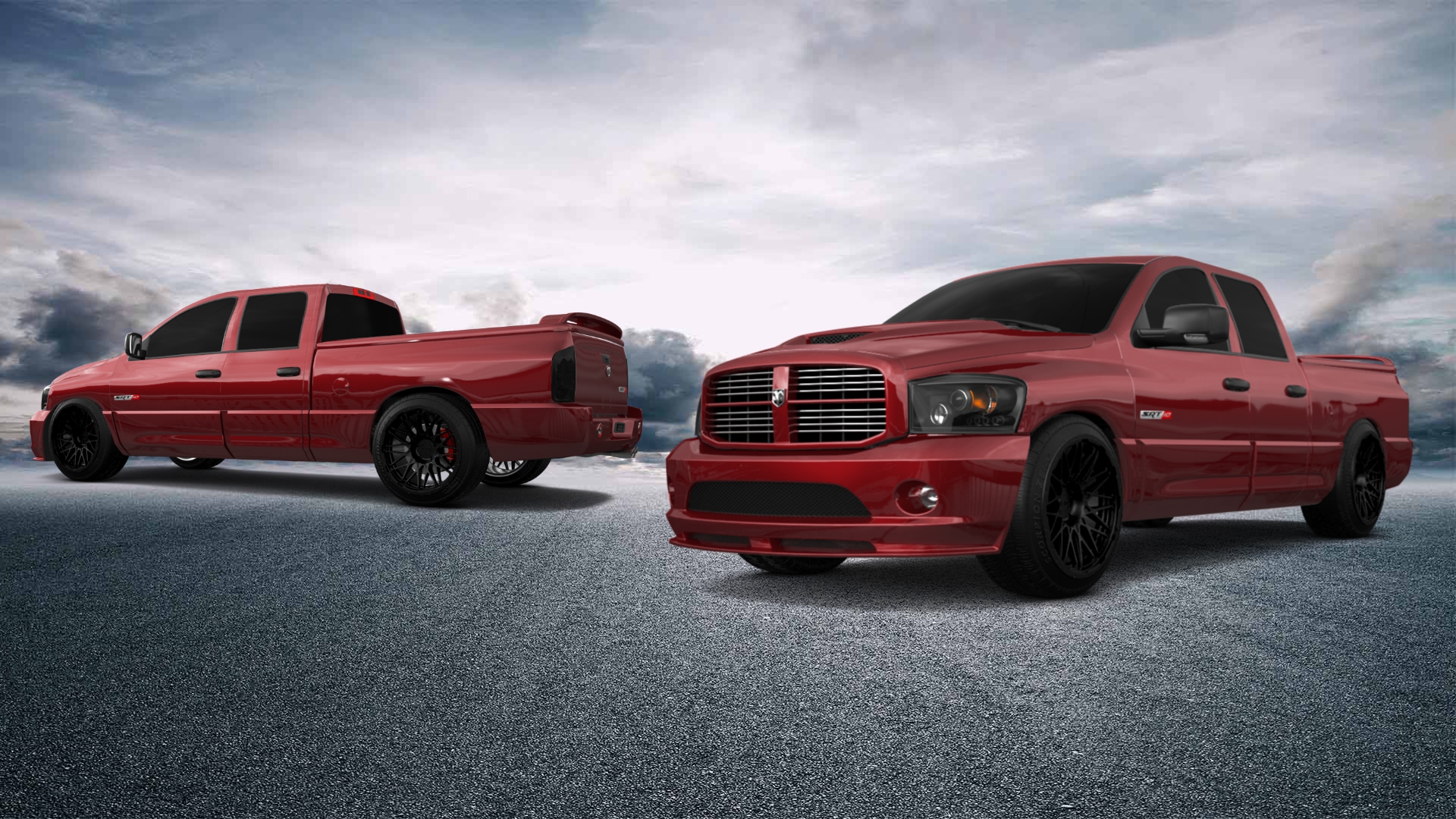 Dodge Ram 1500 Quad-Cab 4 Door pickup truck 2006