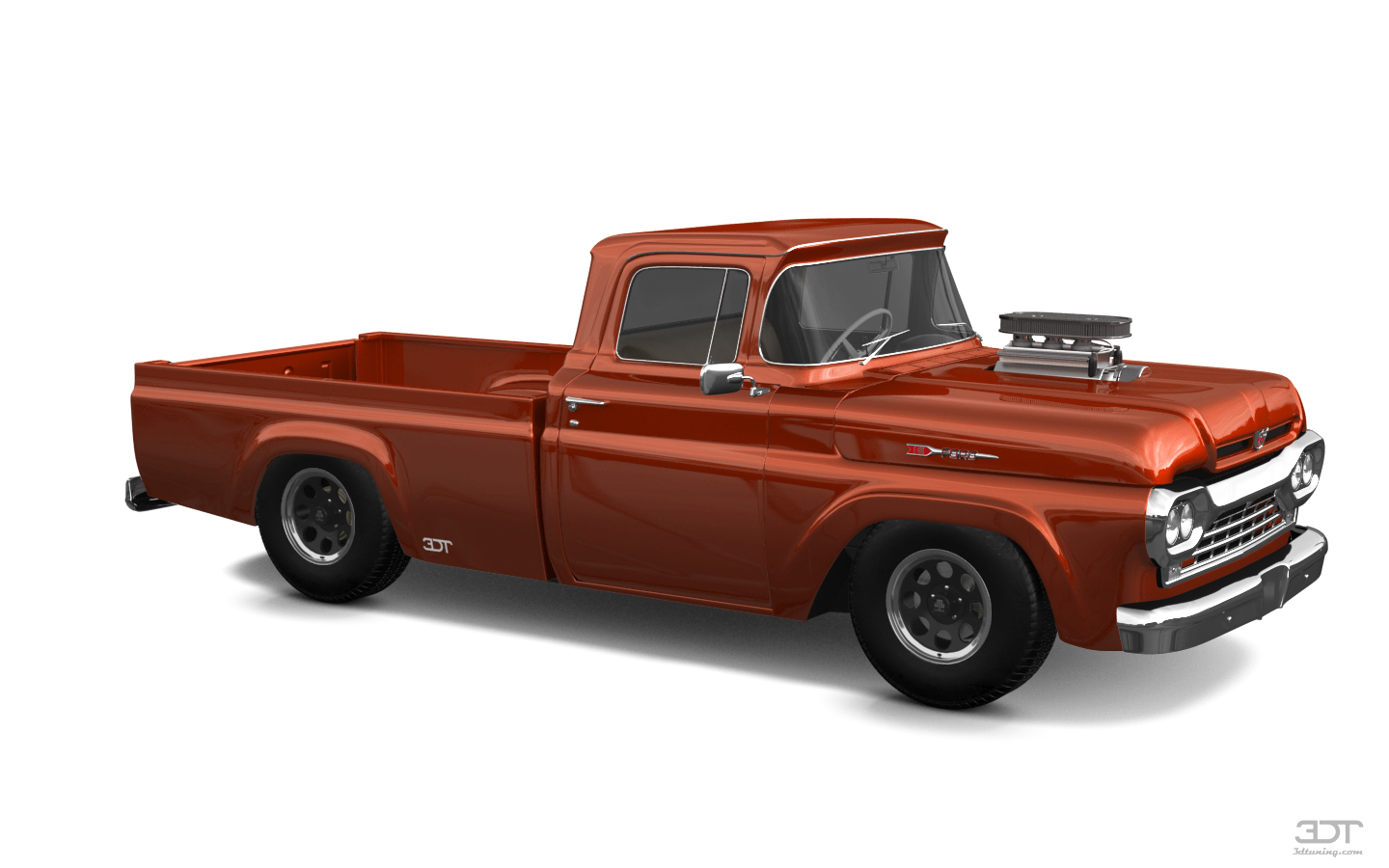 Tuning Ford F-100 2 Door pickup truck 1960