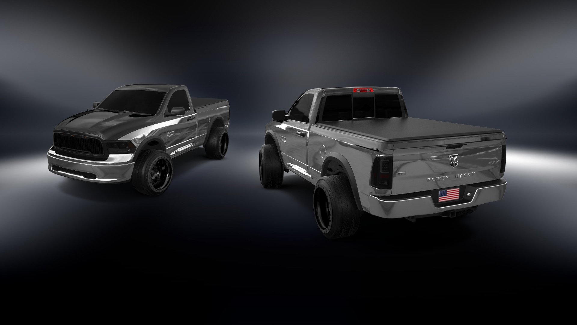 Dodge Ram 1500 6.4' box Regular Cab 2 Door pickup truck 2009 tuning