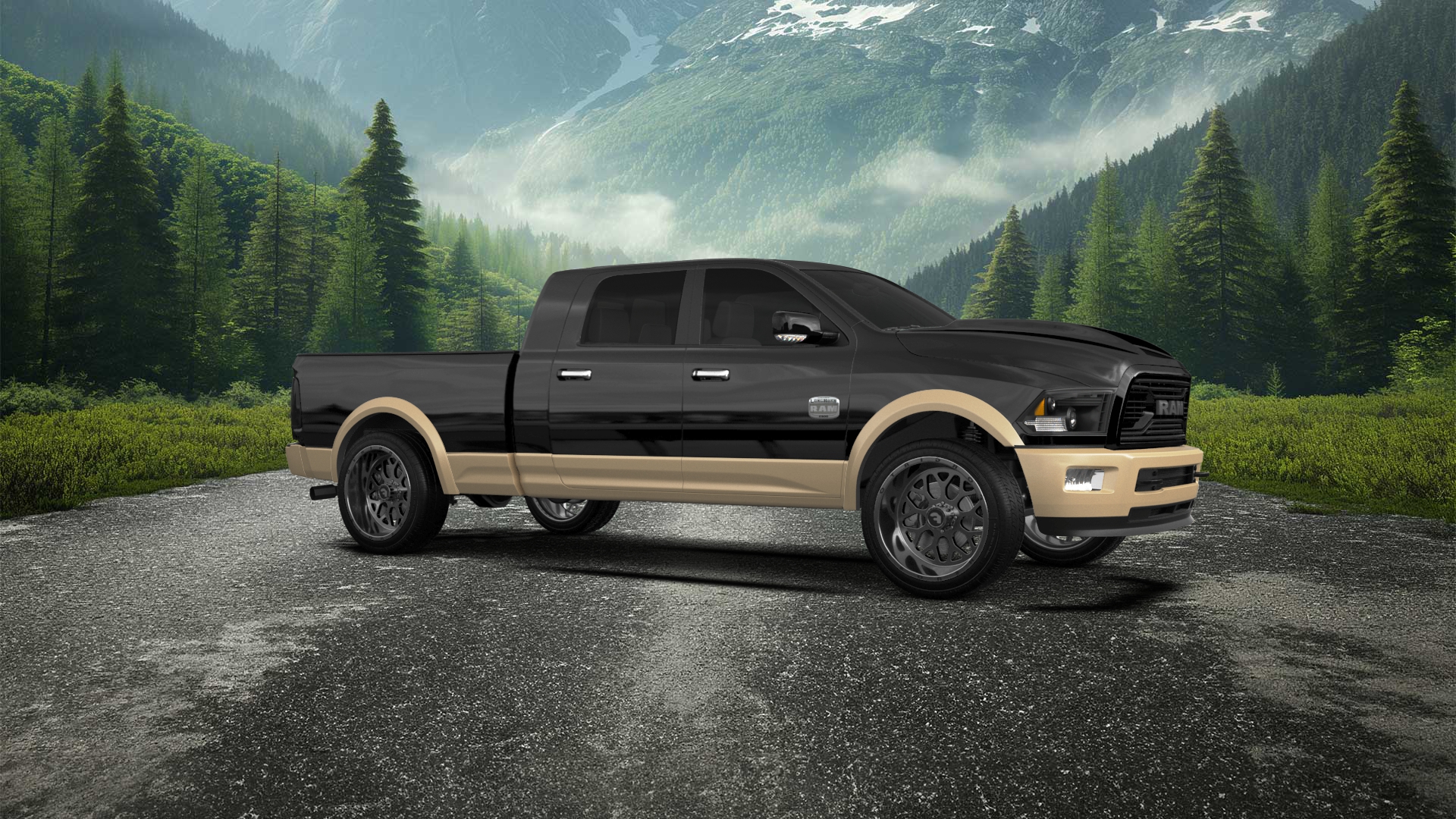 Dodge Ram 2500 Mega Cab 6.4 ft box 4 Door pickup truck 2010