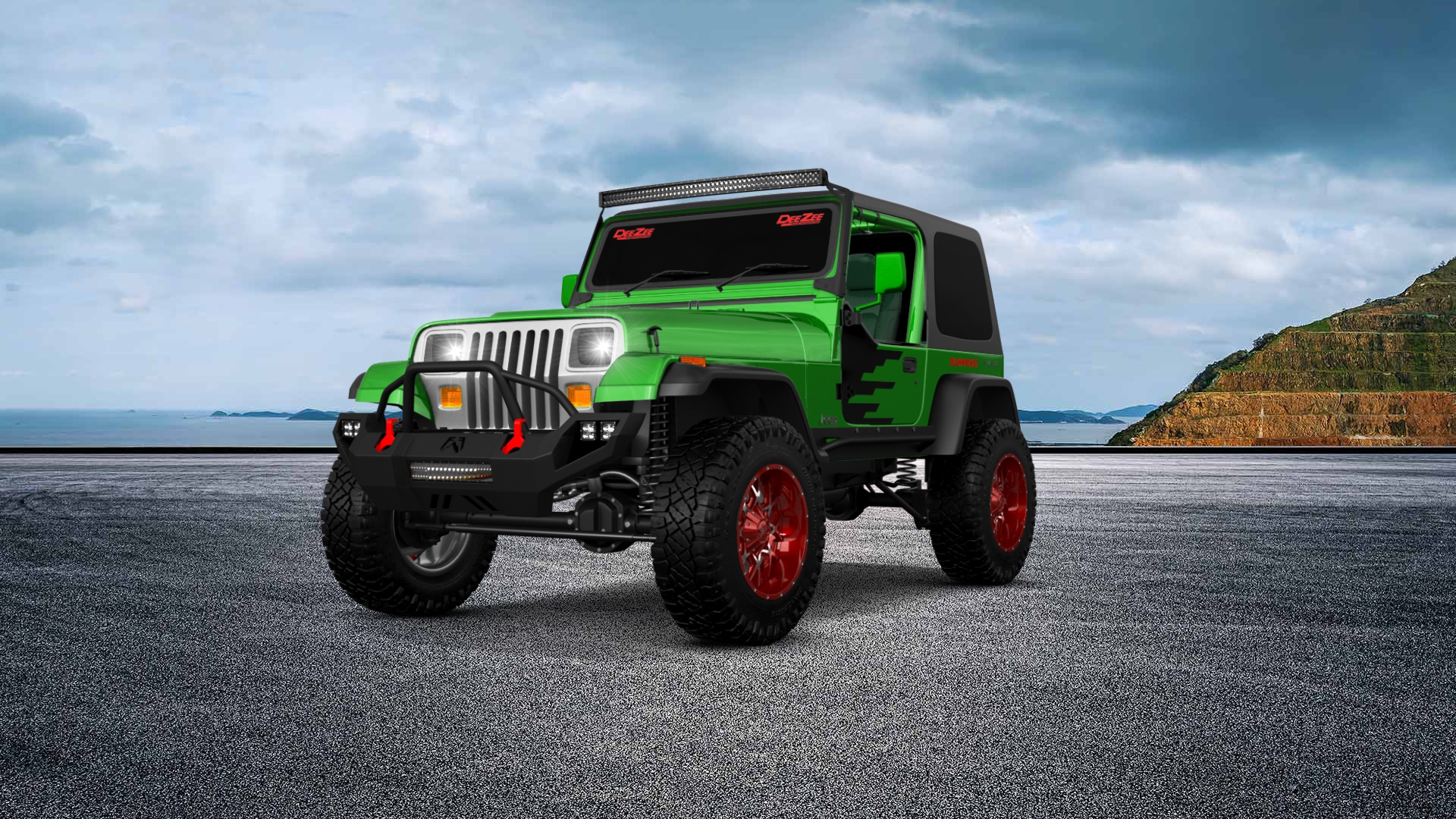 Jeep Wrangler YJ 2 Door SUV 1990 tuning