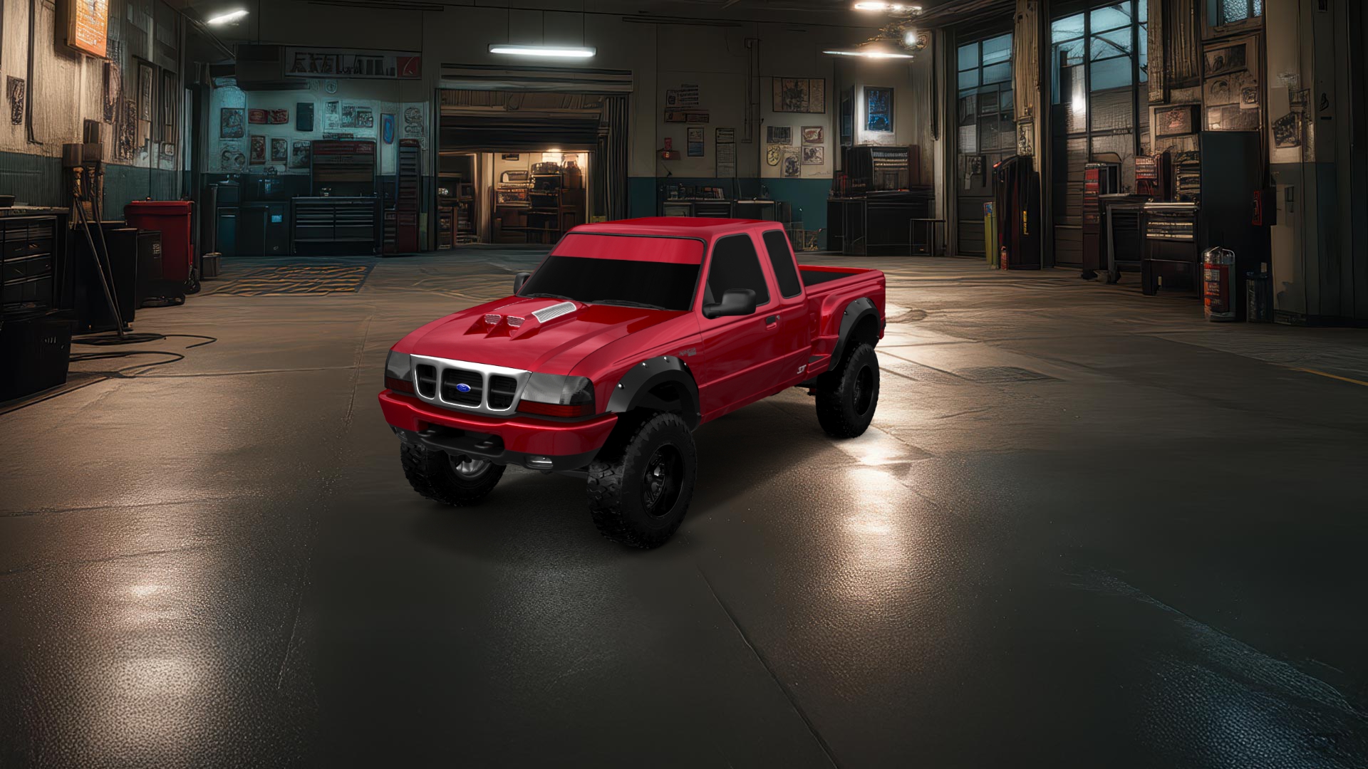Ford Ranger Flareside 2 Door pickup truck 1998 tuning