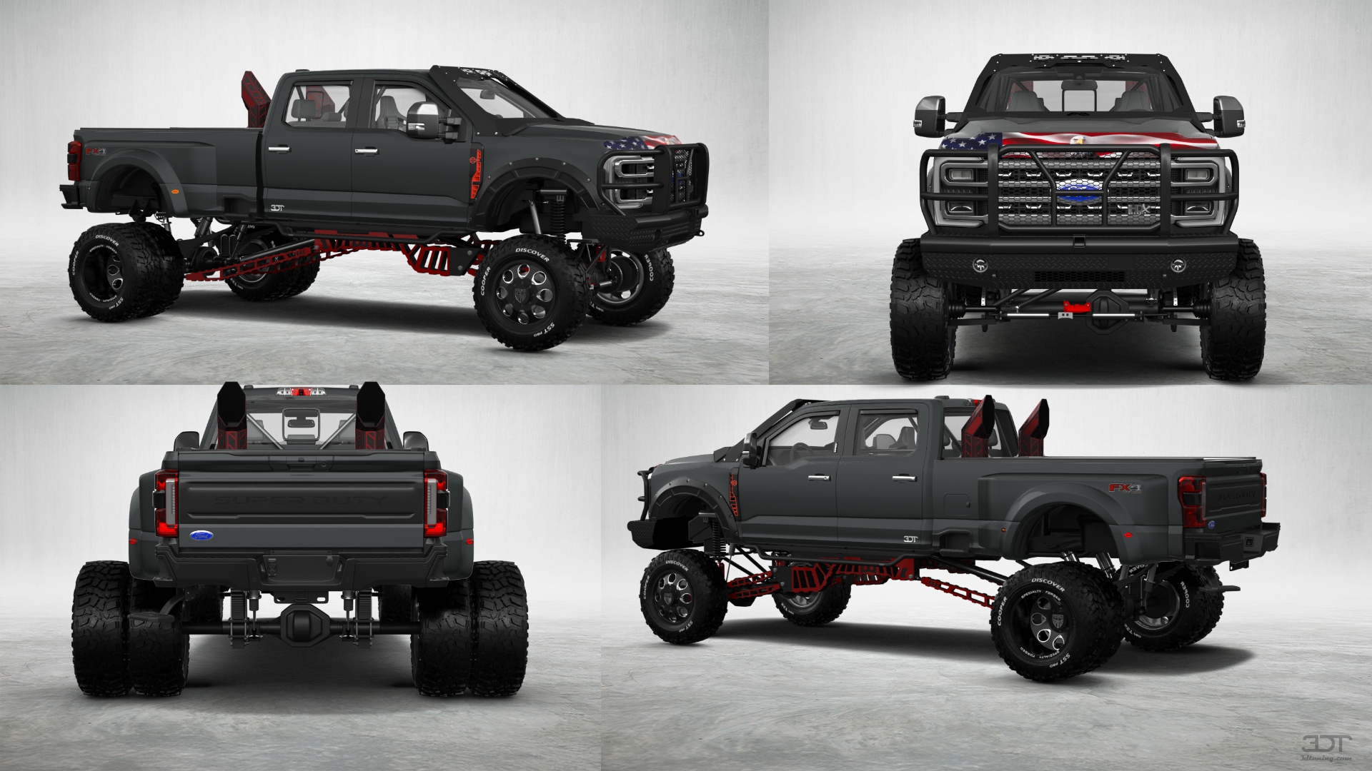 Ford F-350 DRW Crew Cab 4 Door pickup truck 2023 tuning