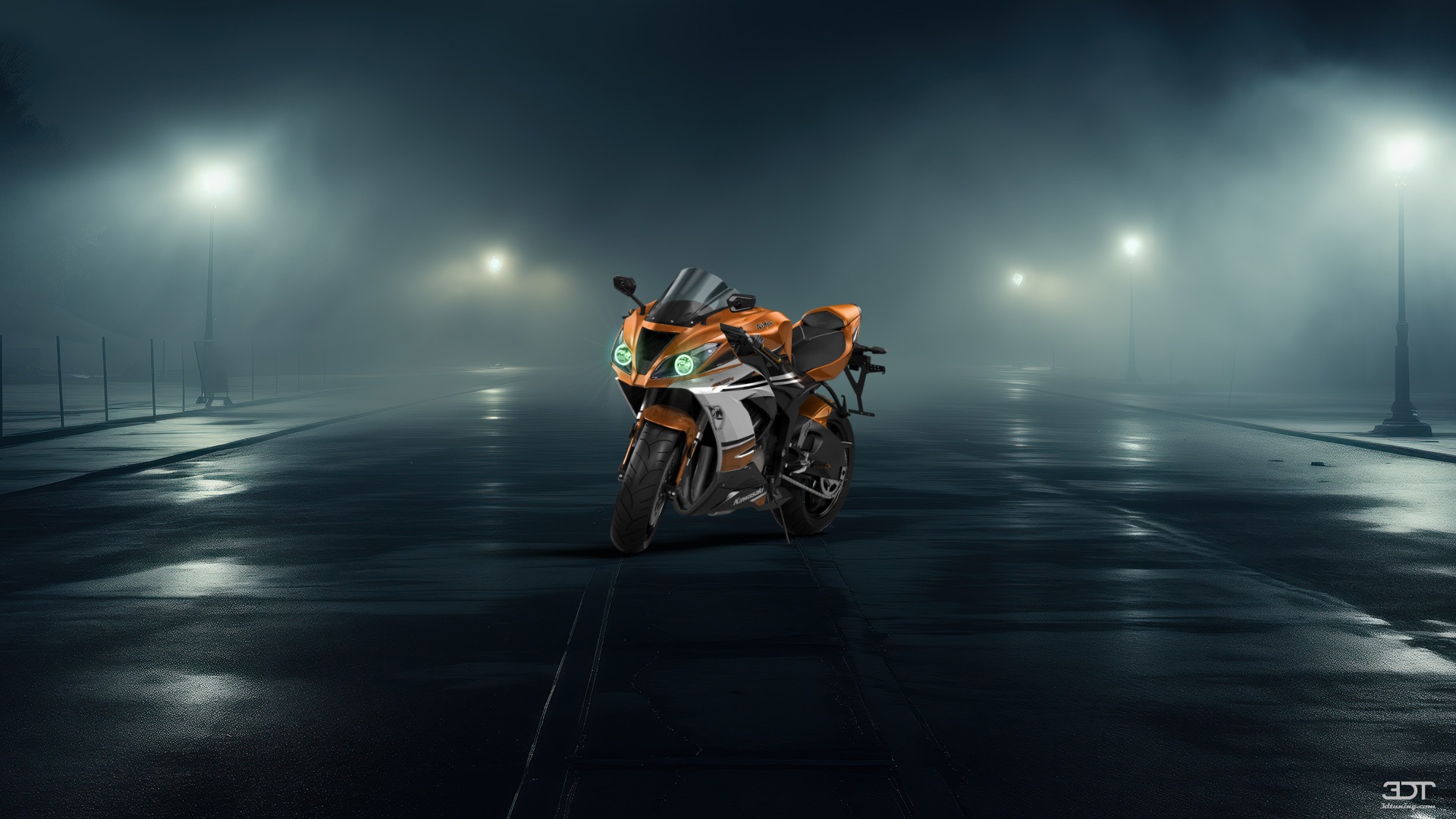 Kawasaki Ninja ZX 6R Sport Bike 2015 tuning