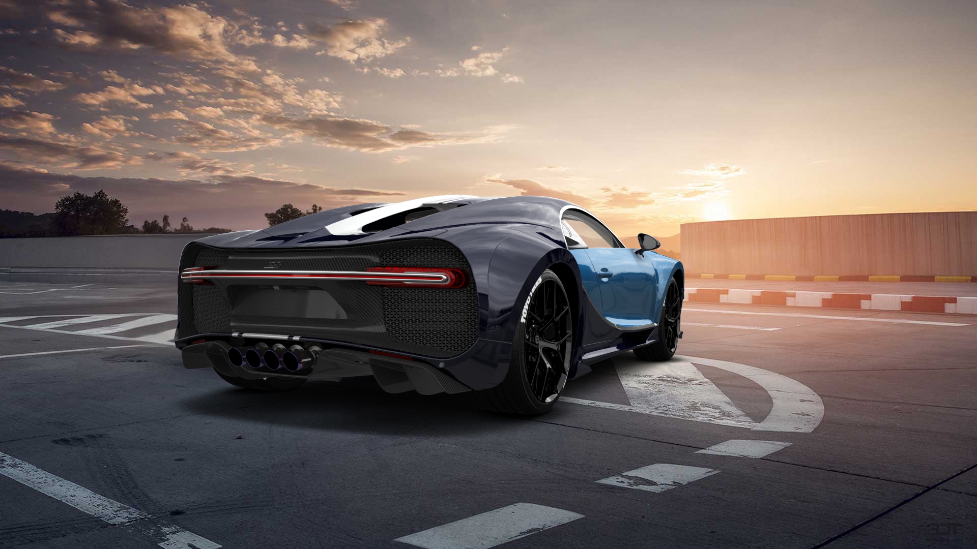 Bugatti Chiron 2 Door Coupe 2016 tuning