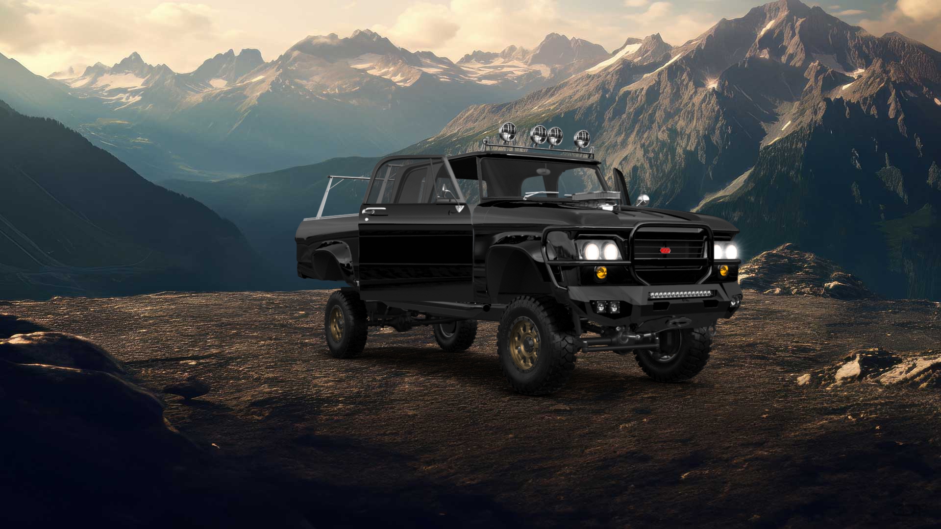 Dodge Power Wagon 4 Door pickup truck 1964