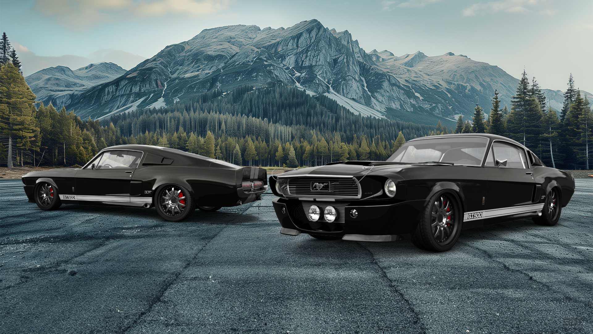 Mustang GT500 2 Door Coupe 1968