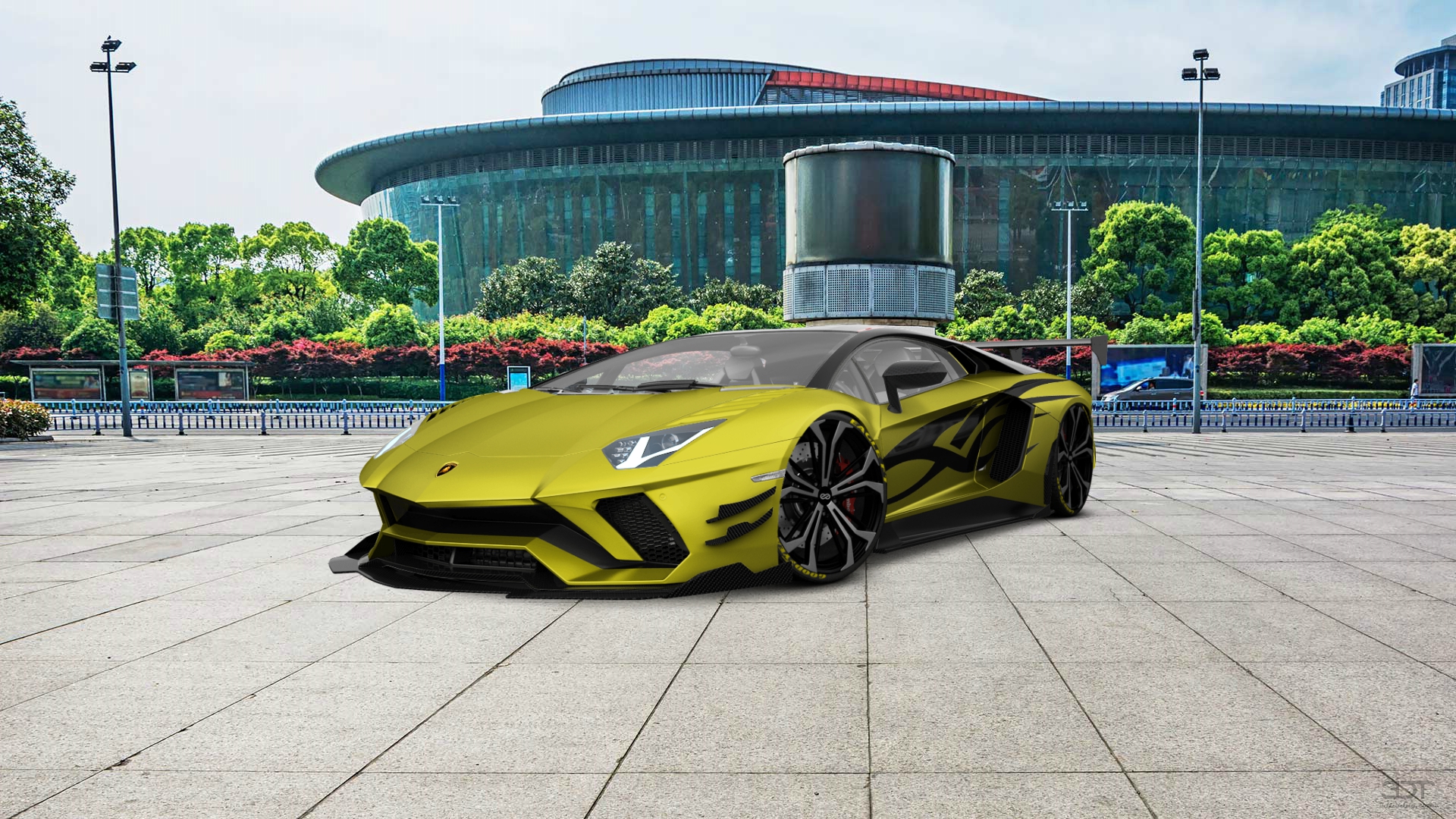 Lamborghini Aventador 2 Door Coupe 2012 tuning