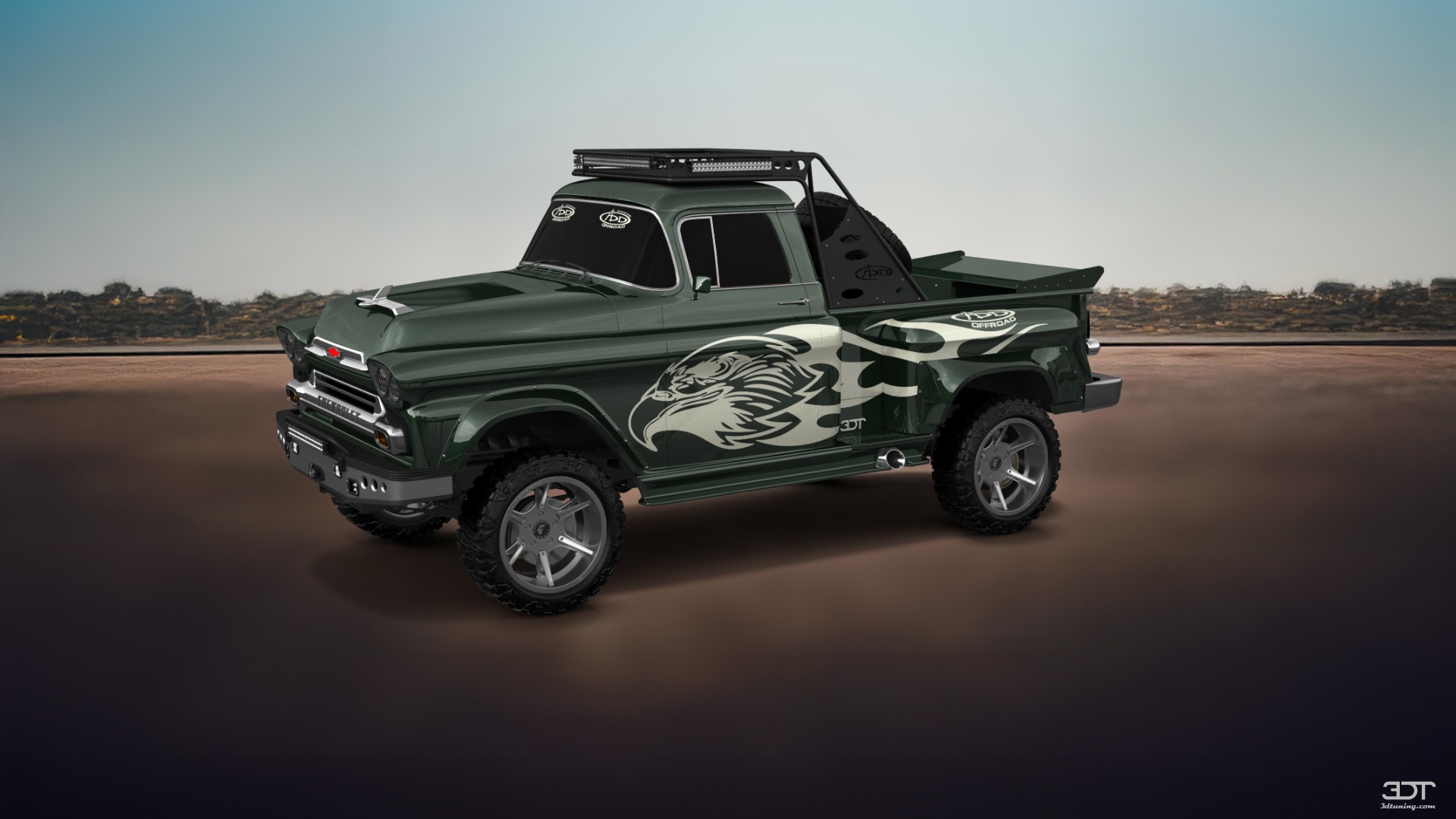 Chevrolet Apache Stepside 2 Door pickup truck 1959 tuning