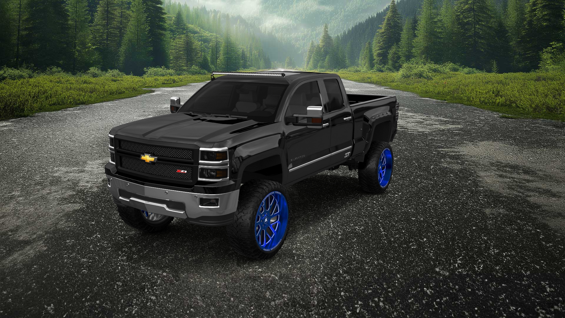 Chevrolet Silverado 1500 6.5 ft box 4 Door pickup truck 2014 tuning