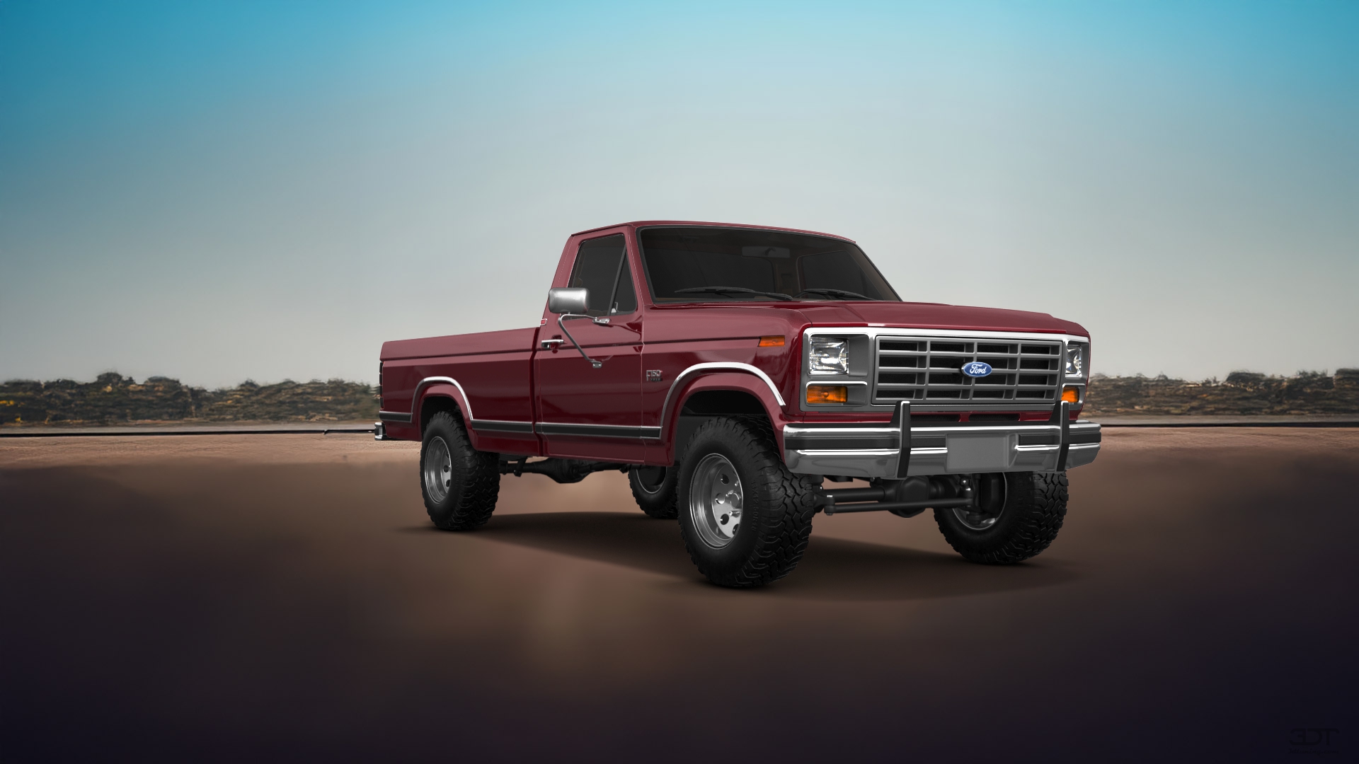 Ford F-150 2 Door pickup truck 1986 tuning