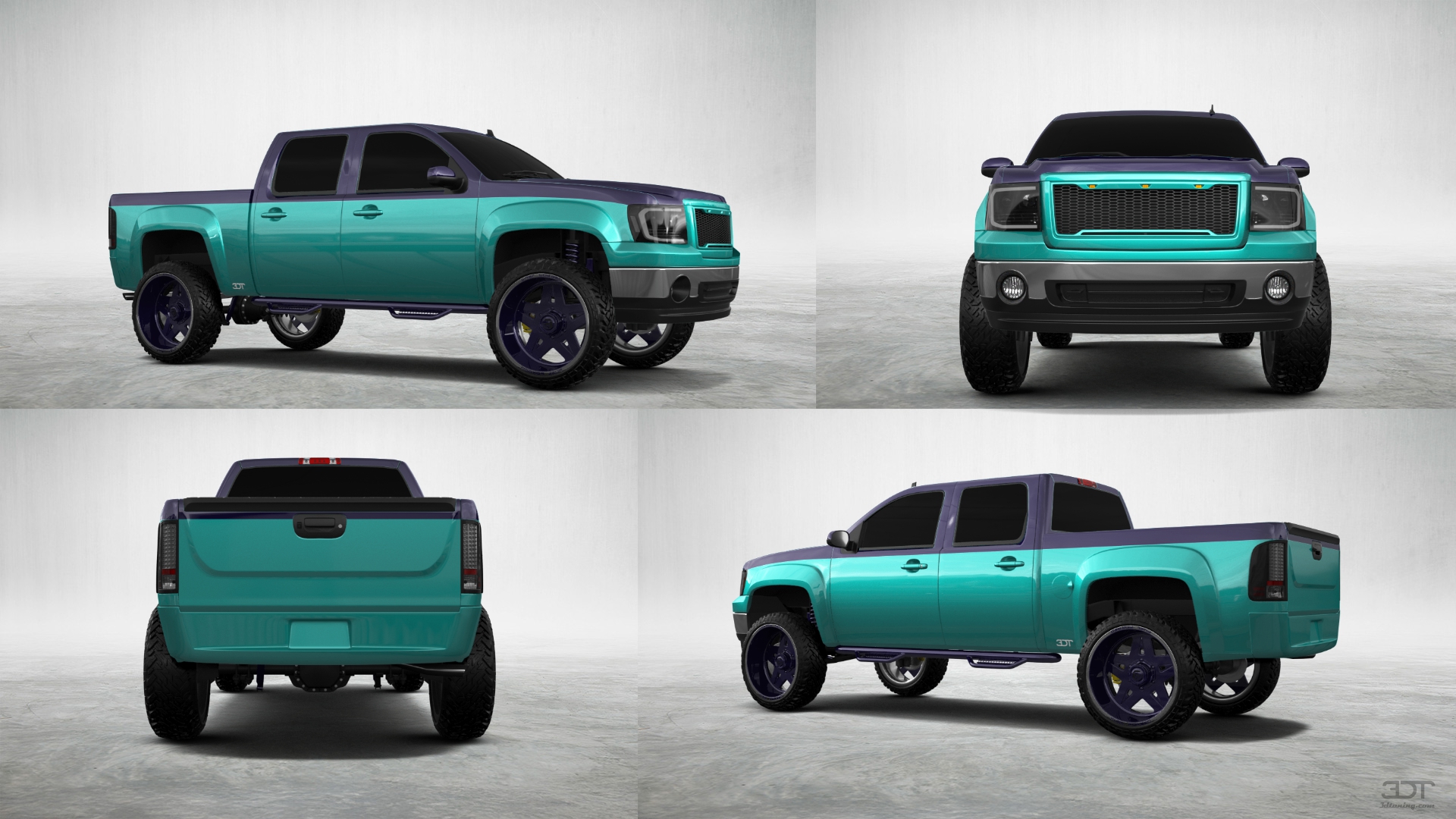 GMC Sierra 1500 Crew Cab 5.8 ft box 4 Door pickup truck 2007