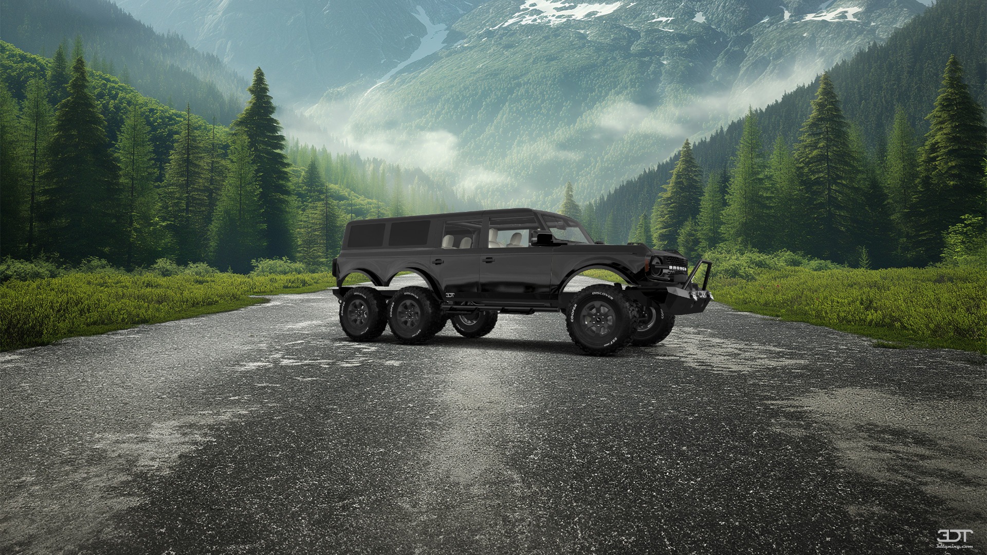 Ford Bronco 6X6 4 Door pickup truck 2021