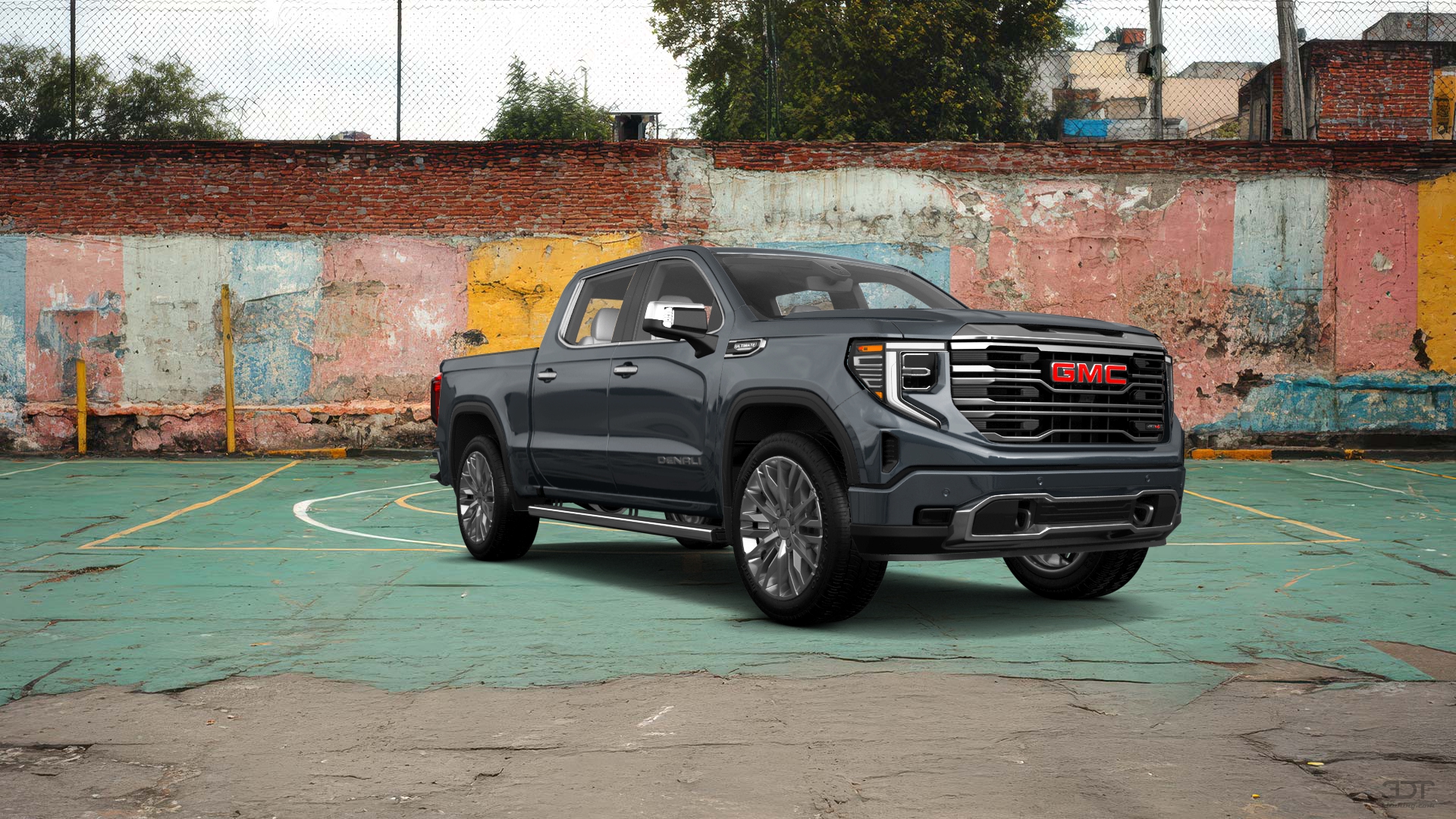 GMC Sierra 1500 Crew Cab 5.8 ft box 4 Door pickup truck 2023 tuning