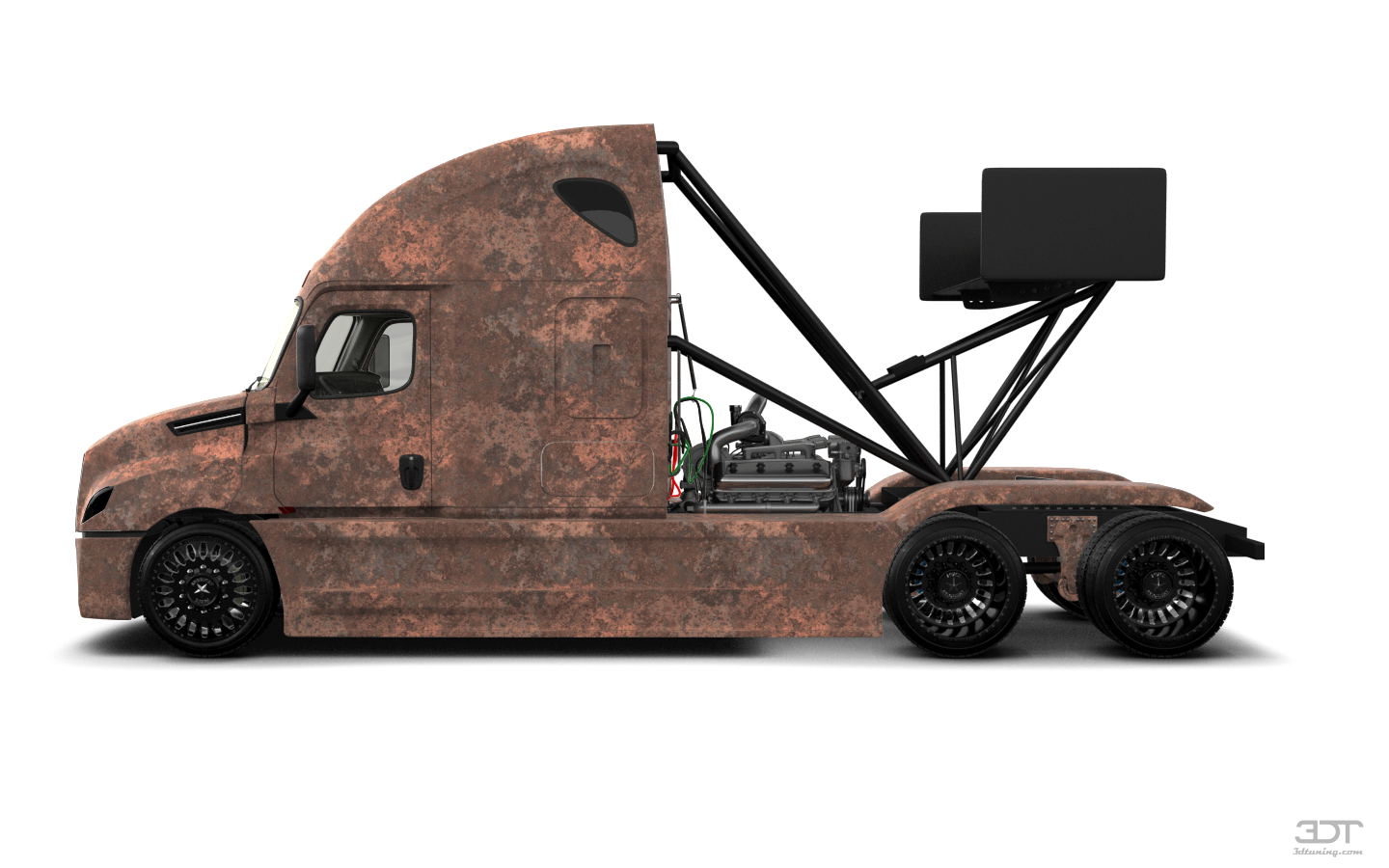 Tuning Freightliner Cascadia Sleeper Cab Truck 2018