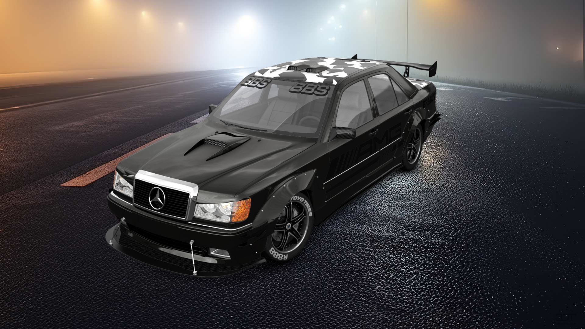 Mercedes E-Class Sedan 1984 tuning