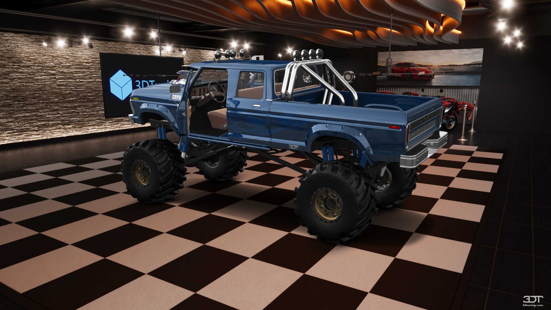 Ford F-350 Dually 4 Door pickup truck 1973