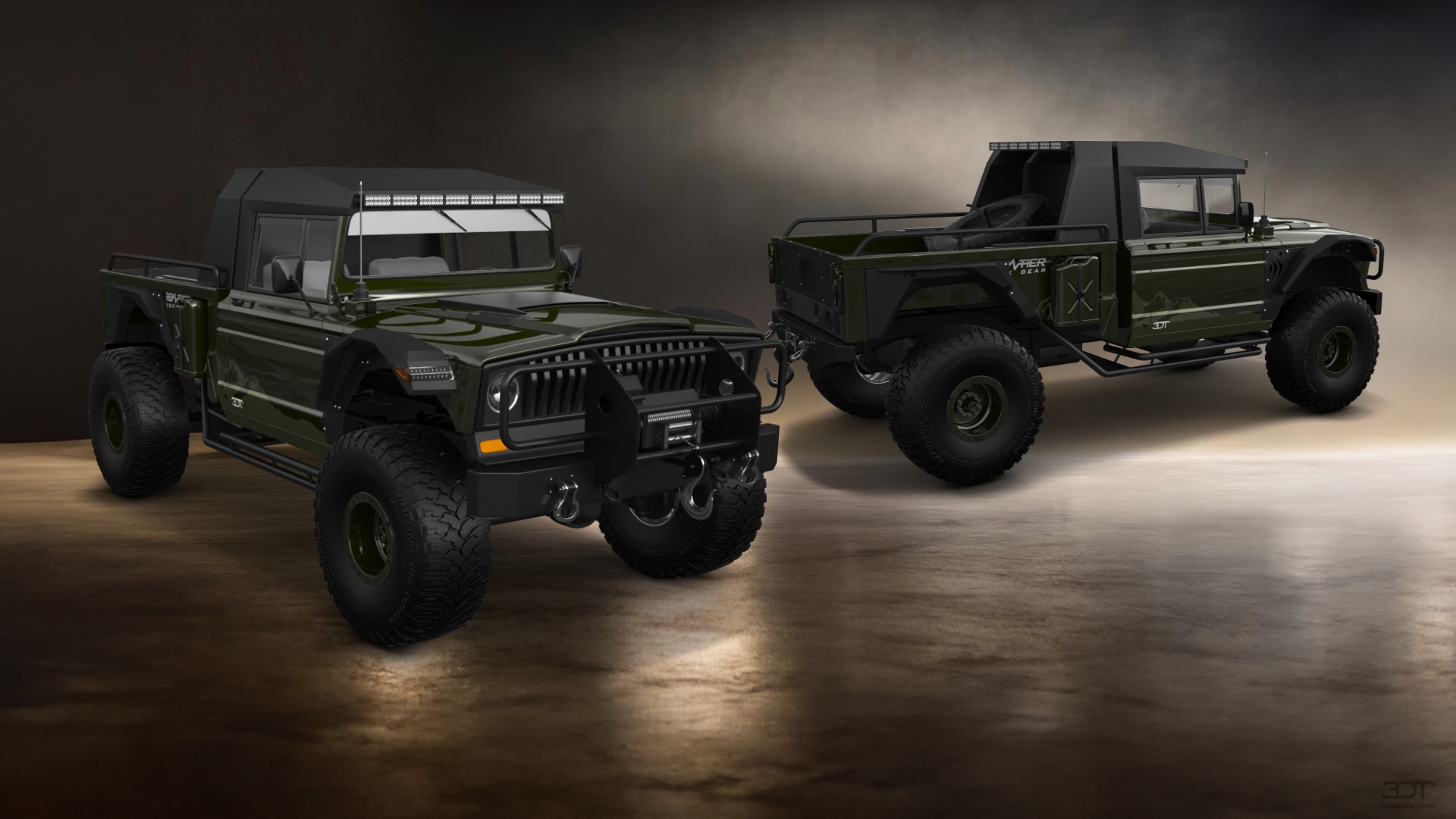 Jeep Kaiser M715 2 Door pickup truck 1968 tuning