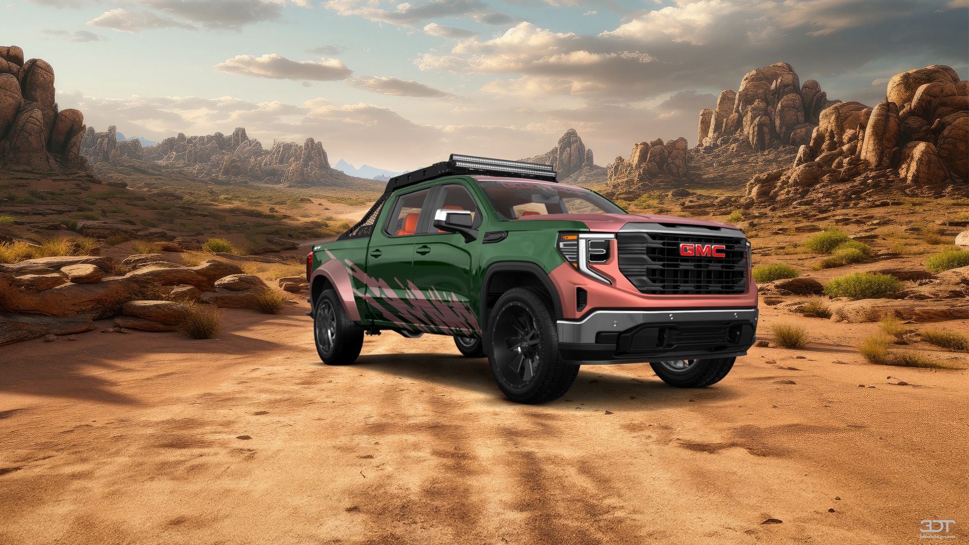 GMC Sierra 1500 Crew Cab 5.8 ft box 4 Door pickup truck 2023 tuning