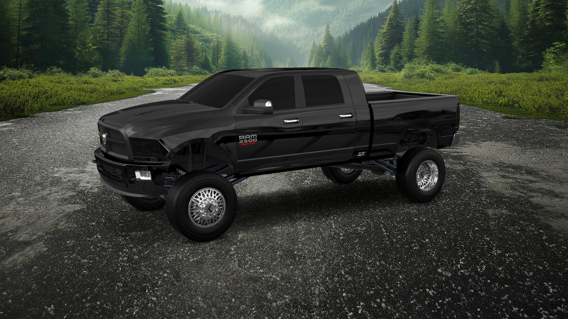 Dodge Ram 2500 Mega Cab 6.4 ft box 4 Door pickup truck 2010