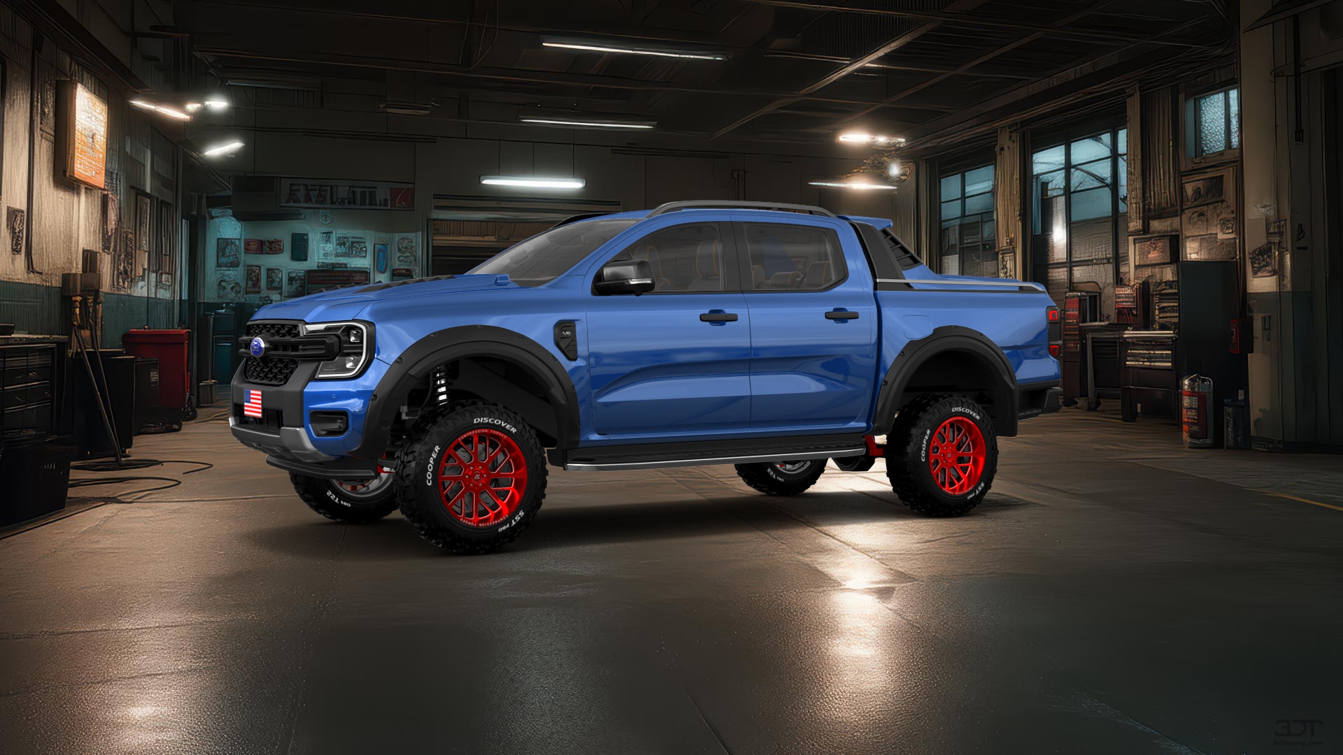 Ford Ranger 4 Door pickup truck 2022 tuning